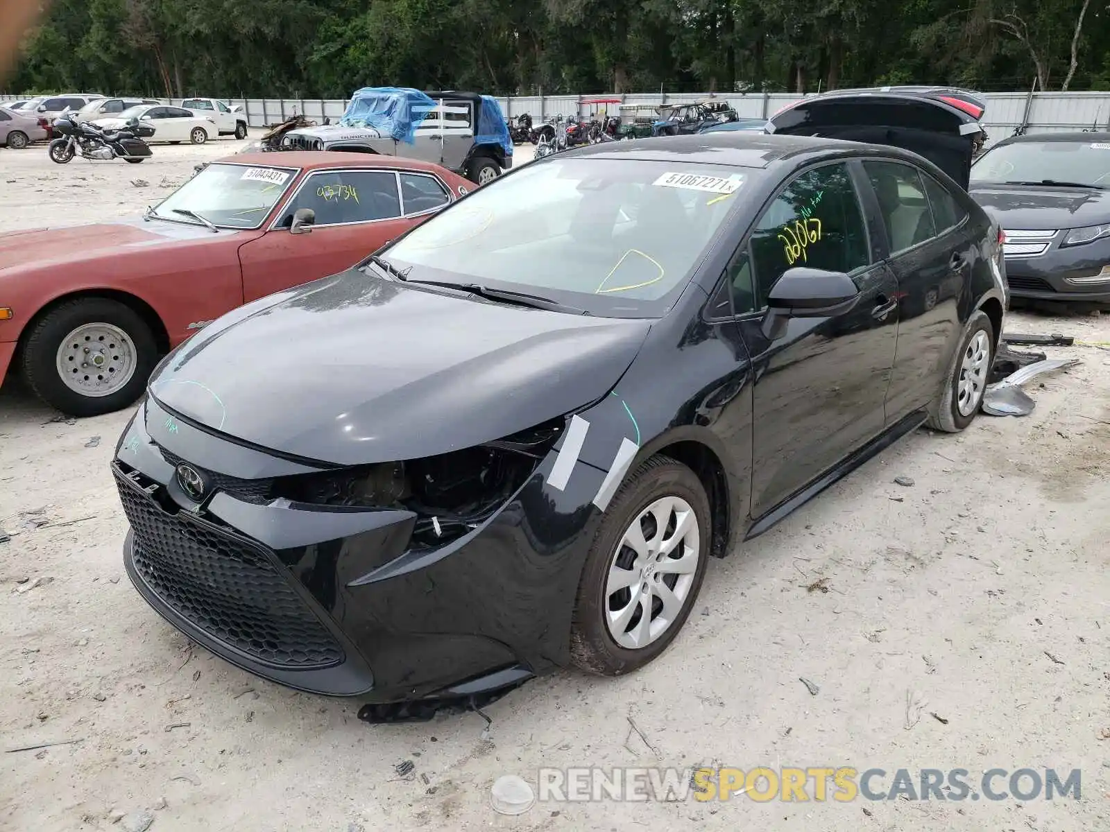 2 Photograph of a damaged car 5YFEPRAEXLP026194 TOYOTA COROLLA 2020