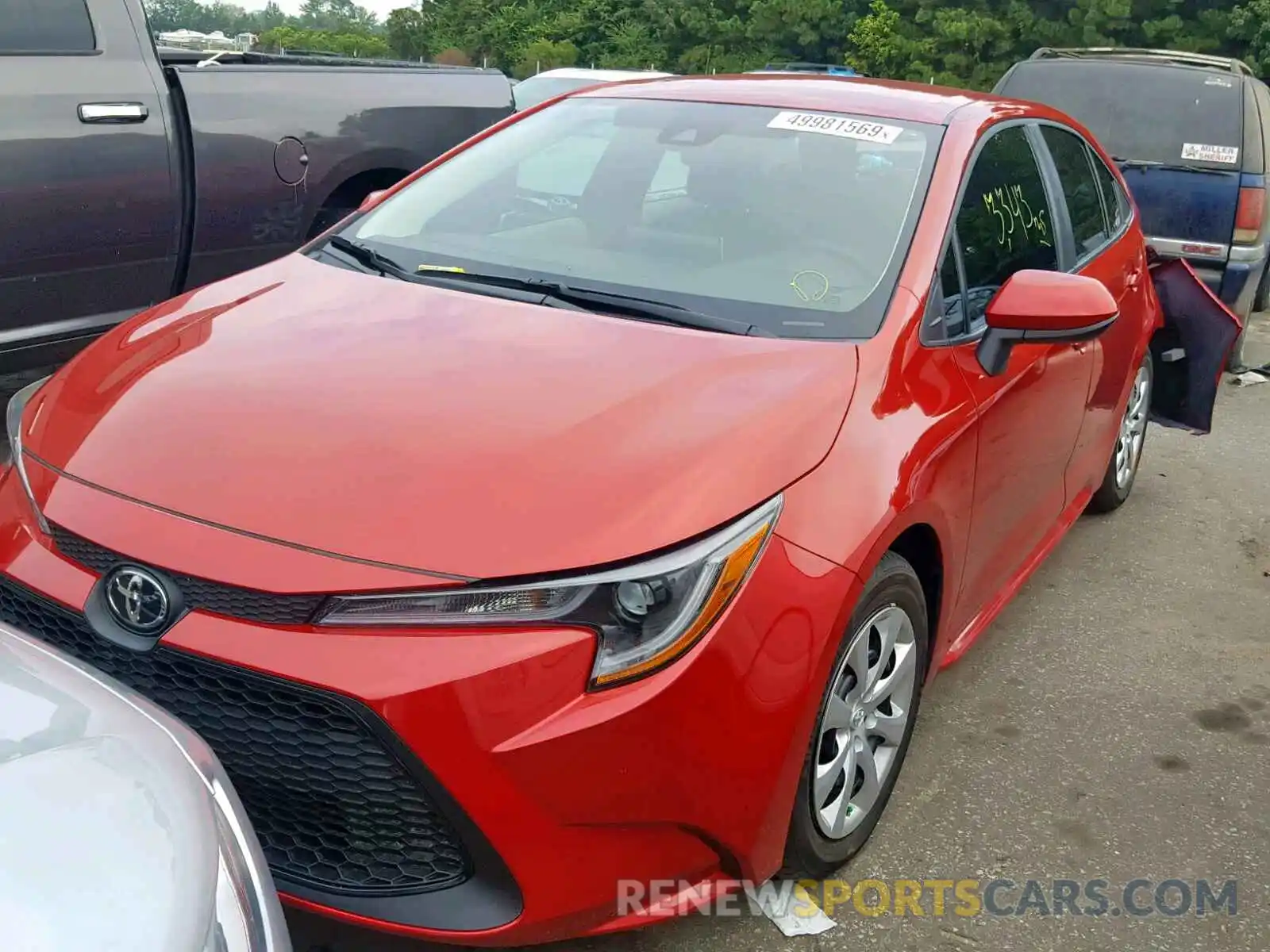 2 Photograph of a damaged car 5YFEPRAEXLP026230 TOYOTA COROLLA 2020