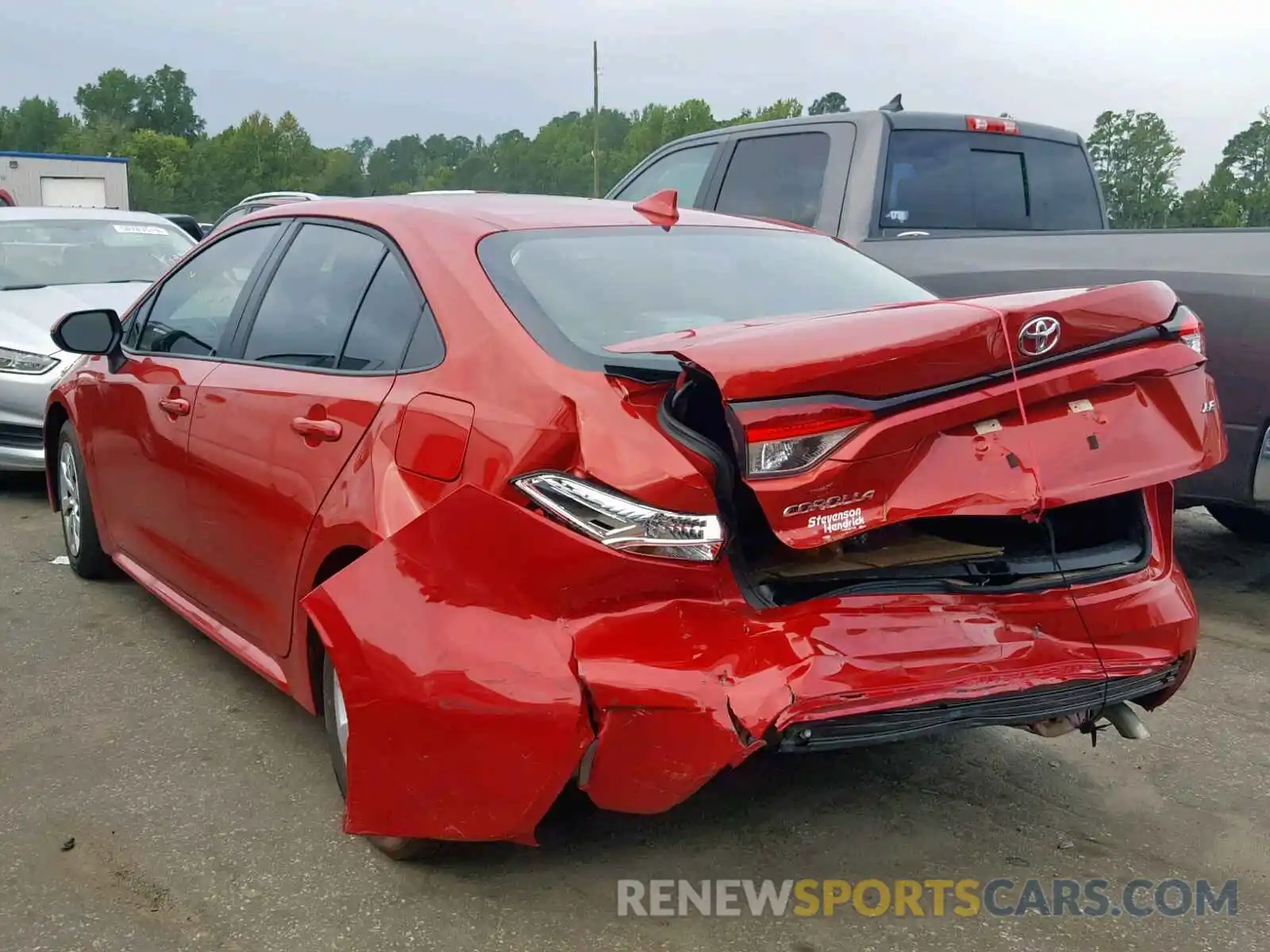 3 Фотография поврежденного автомобиля 5YFEPRAEXLP026230 TOYOTA COROLLA 2020