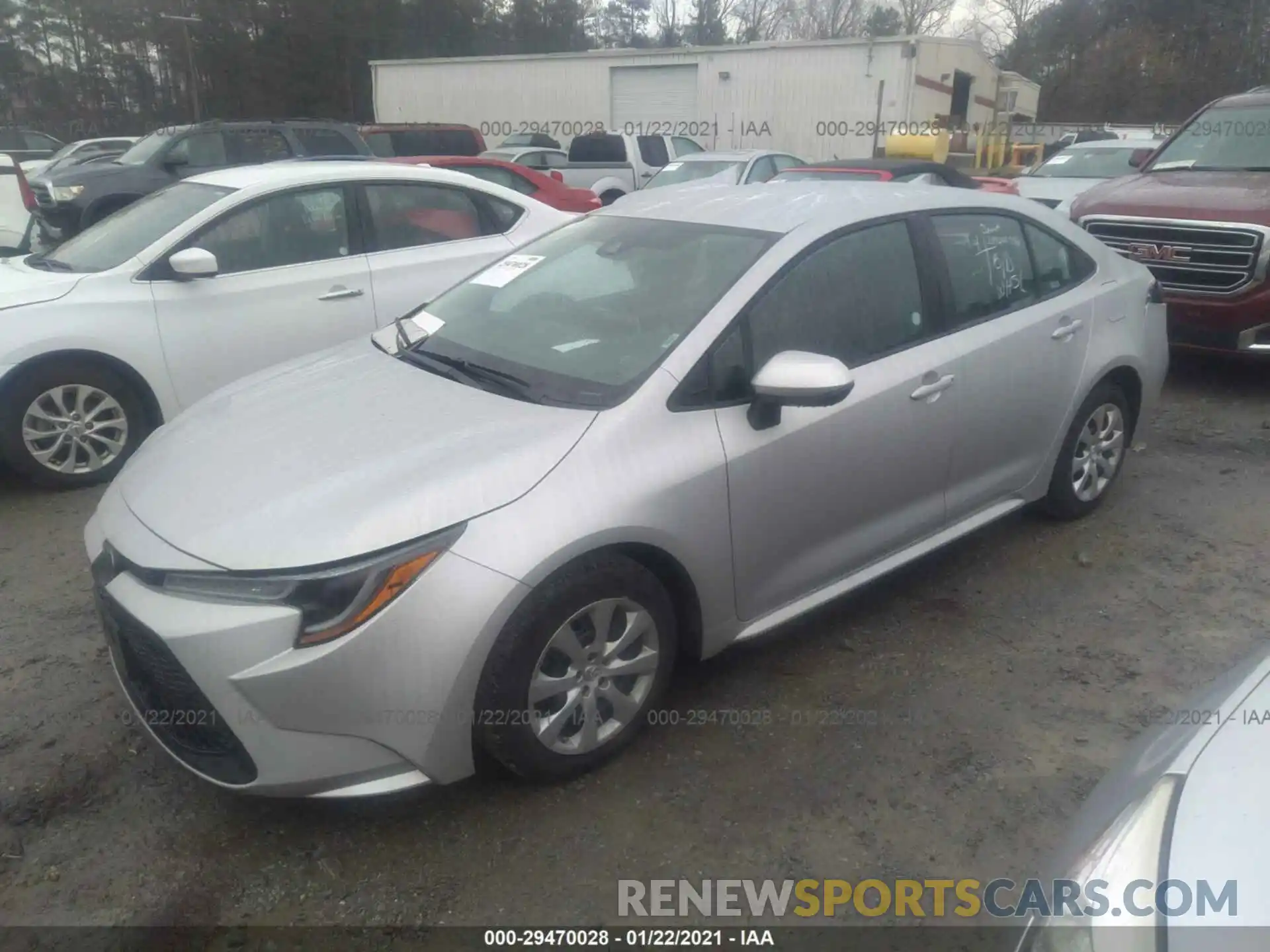 2 Photograph of a damaged car 5YFEPRAEXLP026681 TOYOTA COROLLA 2020