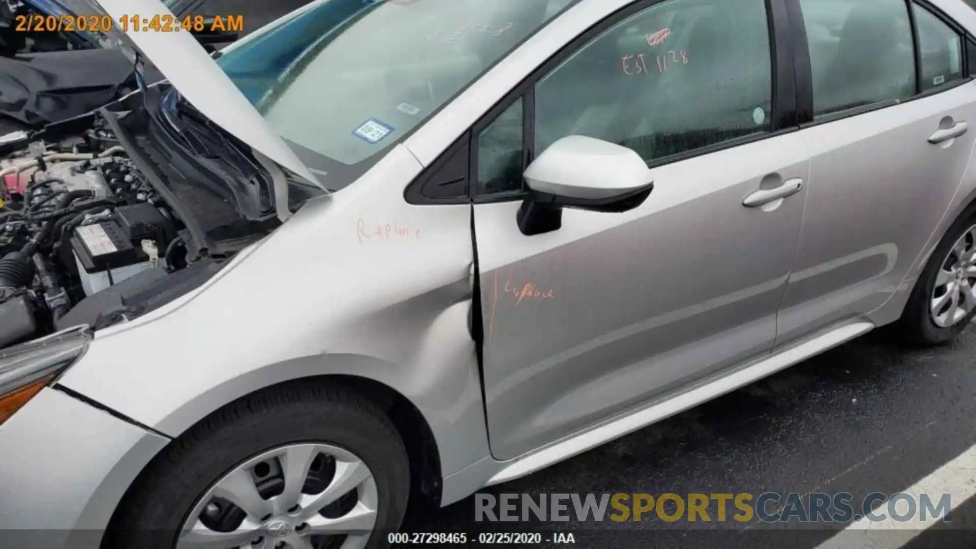 13 Photograph of a damaged car 5YFEPRAEXLP027331 TOYOTA COROLLA 2020