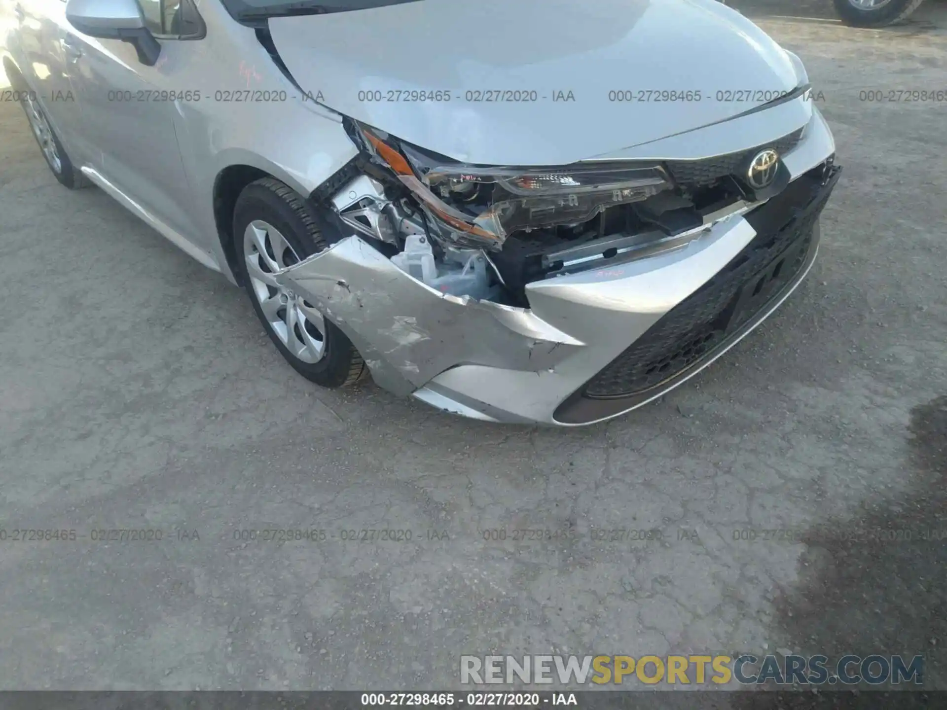 6 Photograph of a damaged car 5YFEPRAEXLP027331 TOYOTA COROLLA 2020