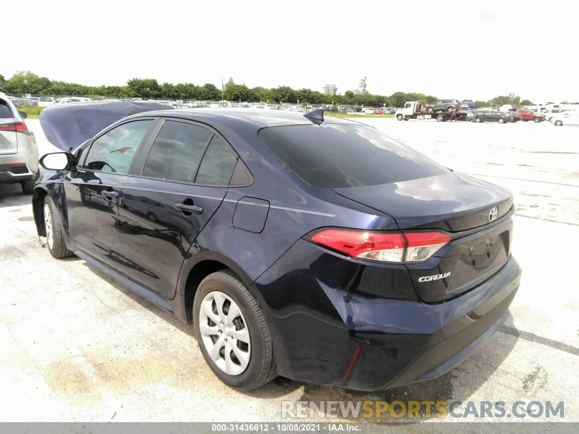 3 Photograph of a damaged car 5YFEPRAEXLP027524 TOYOTA COROLLA 2020