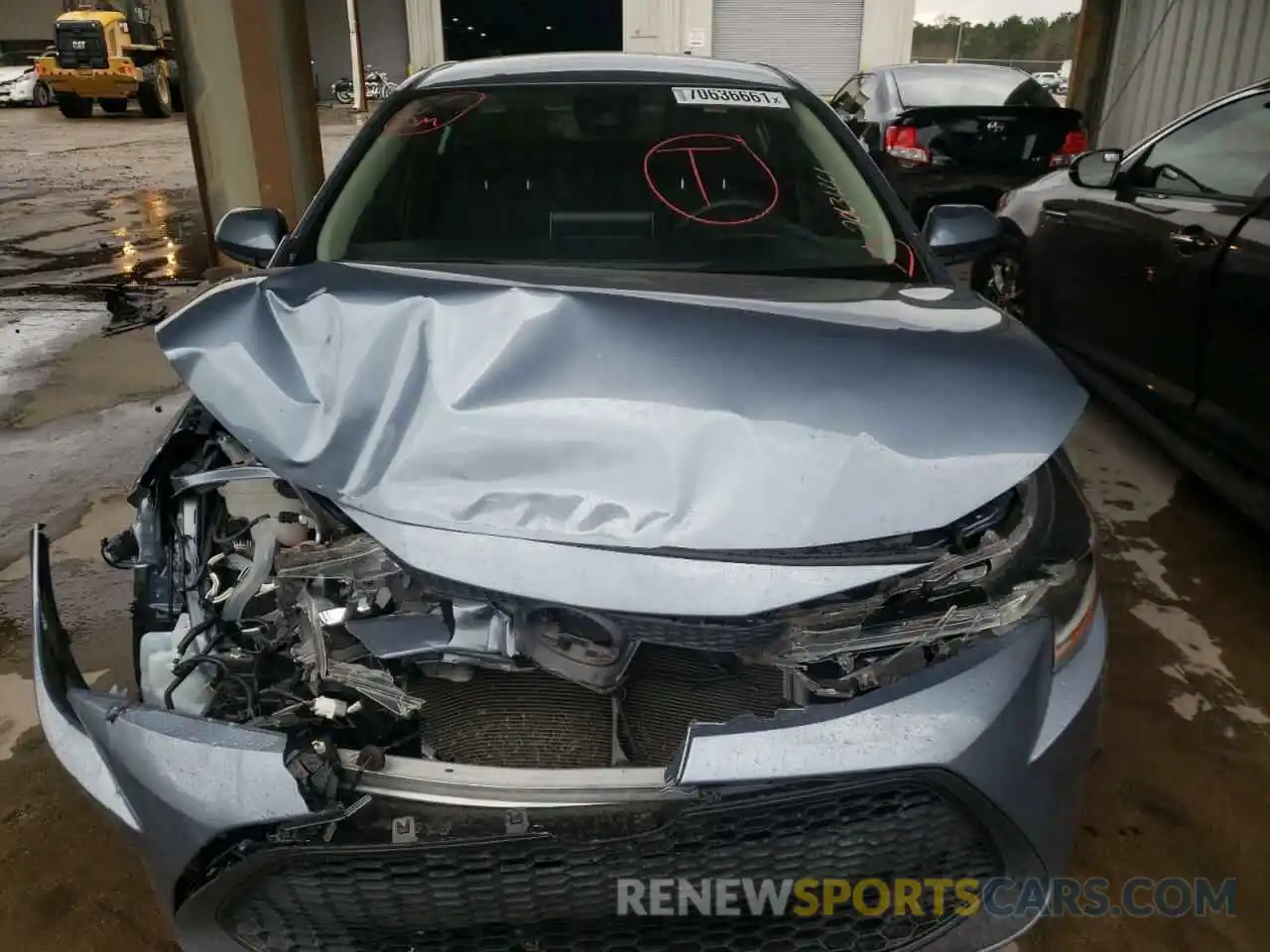 7 Photograph of a damaged car 5YFEPRAEXLP027832 TOYOTA COROLLA 2020