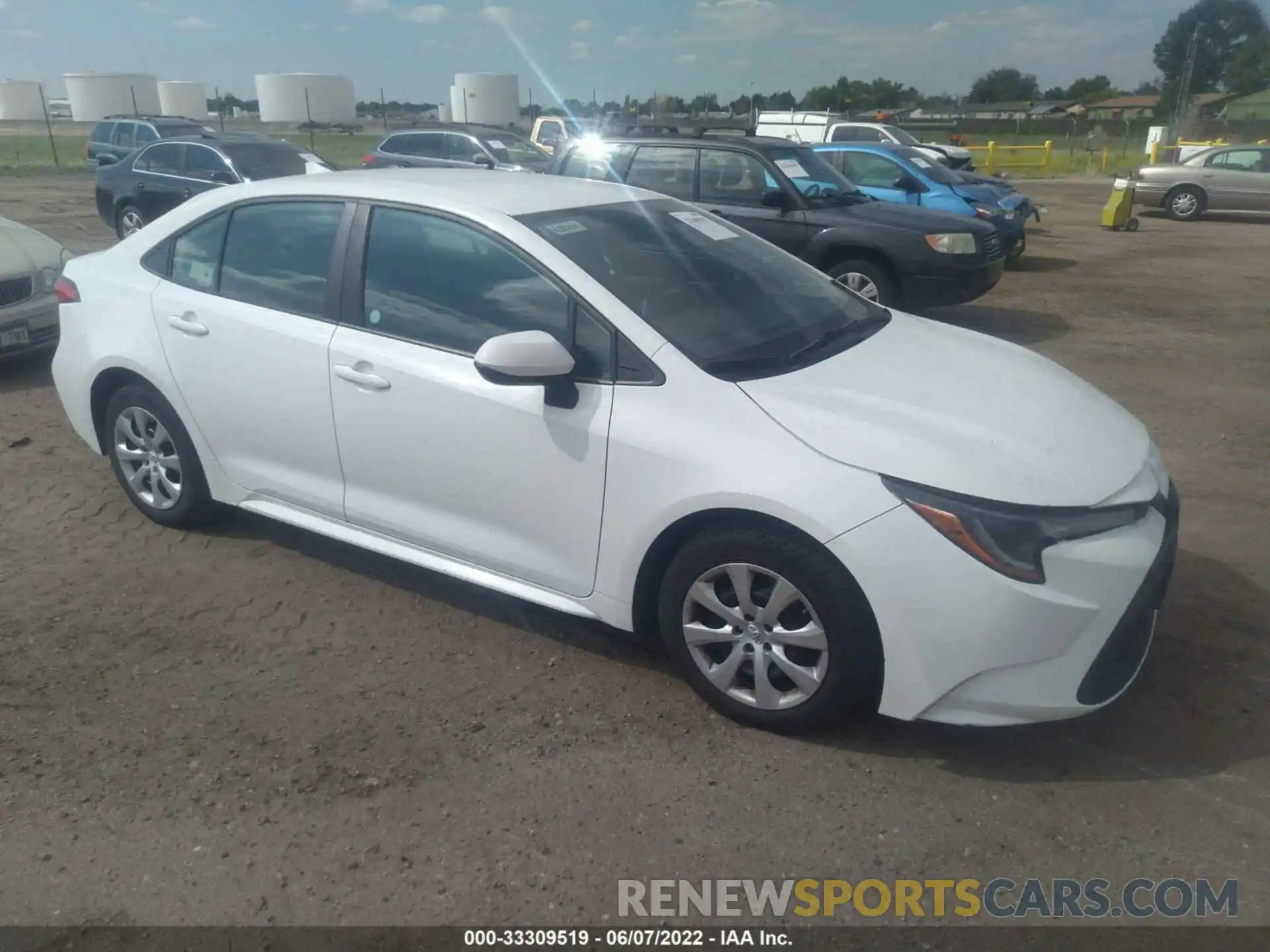 1 Photograph of a damaged car 5YFEPRAEXLP028298 TOYOTA COROLLA 2020