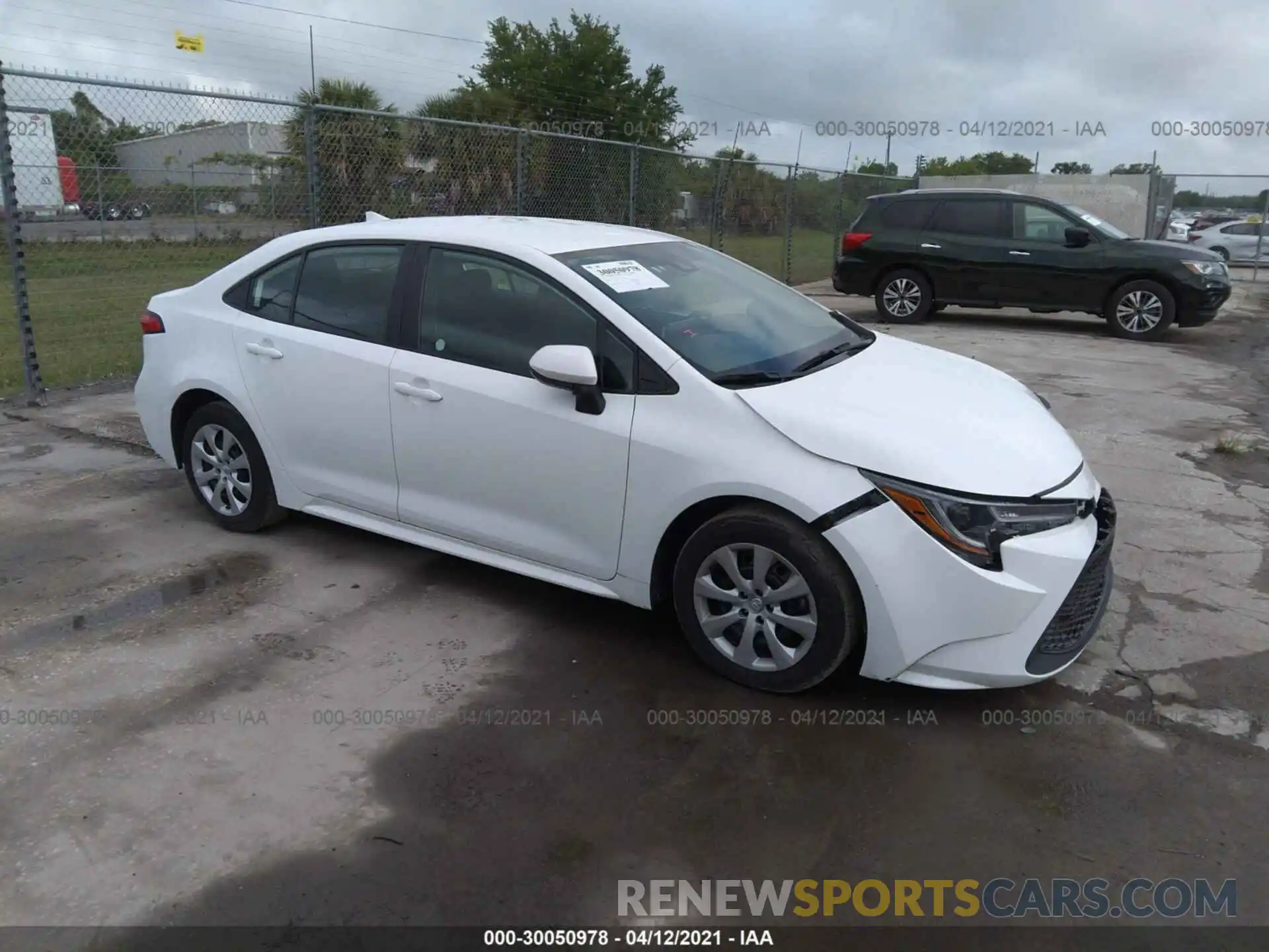 1 Photograph of a damaged car 5YFEPRAEXLP028415 TOYOTA COROLLA 2020