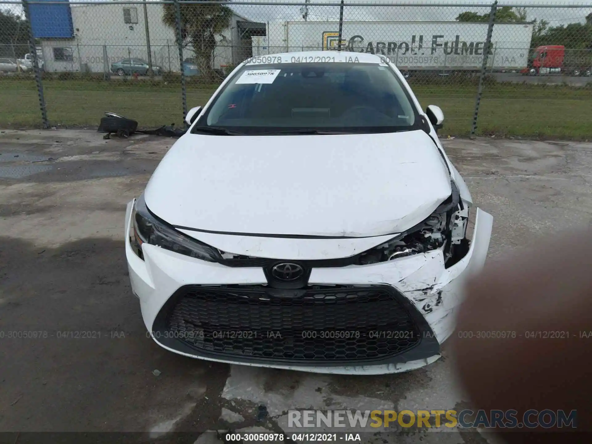 6 Photograph of a damaged car 5YFEPRAEXLP028415 TOYOTA COROLLA 2020