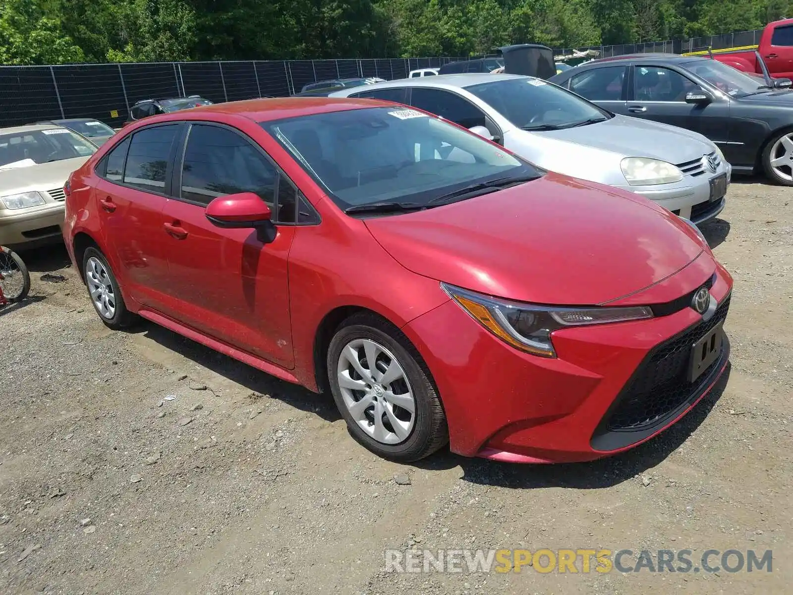 1 Photograph of a damaged car 5YFEPRAEXLP028723 TOYOTA COROLLA 2020