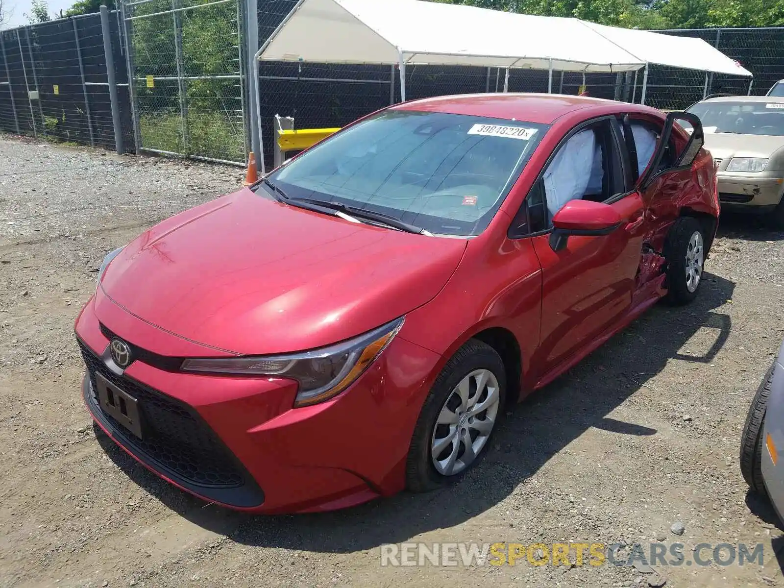 2 Photograph of a damaged car 5YFEPRAEXLP028723 TOYOTA COROLLA 2020