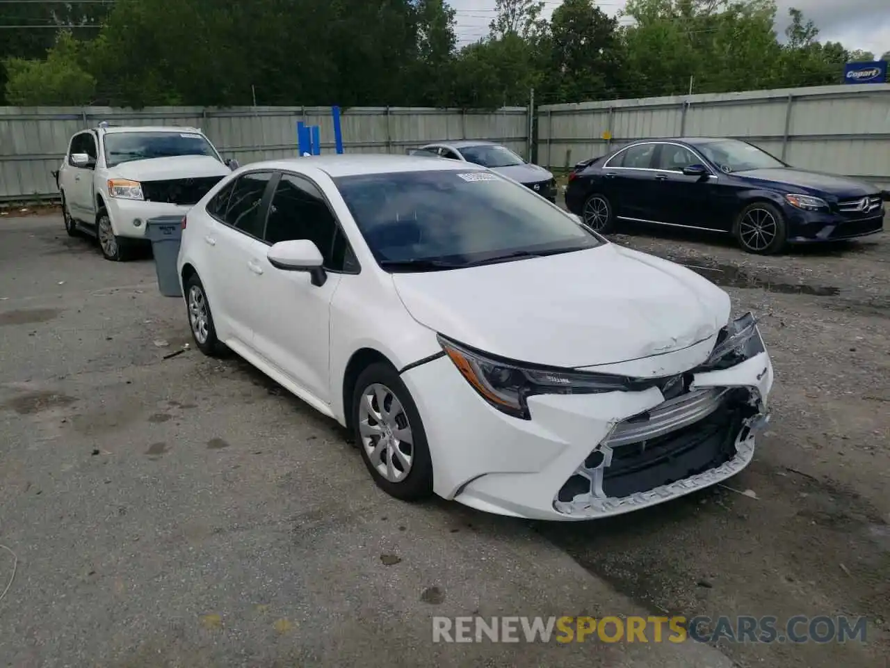 1 Photograph of a damaged car 5YFEPRAEXLP028933 TOYOTA COROLLA 2020