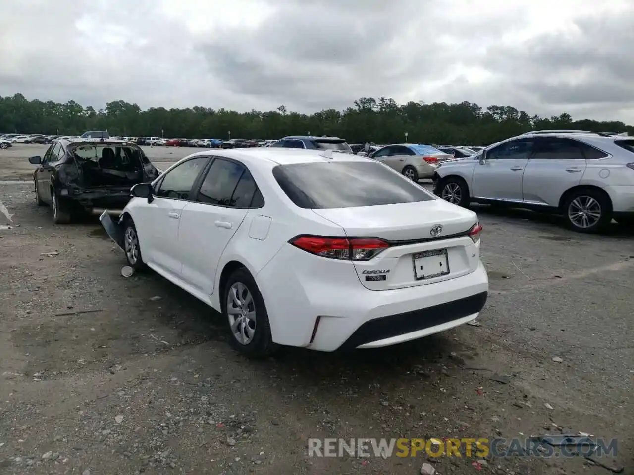 3 Photograph of a damaged car 5YFEPRAEXLP028933 TOYOTA COROLLA 2020