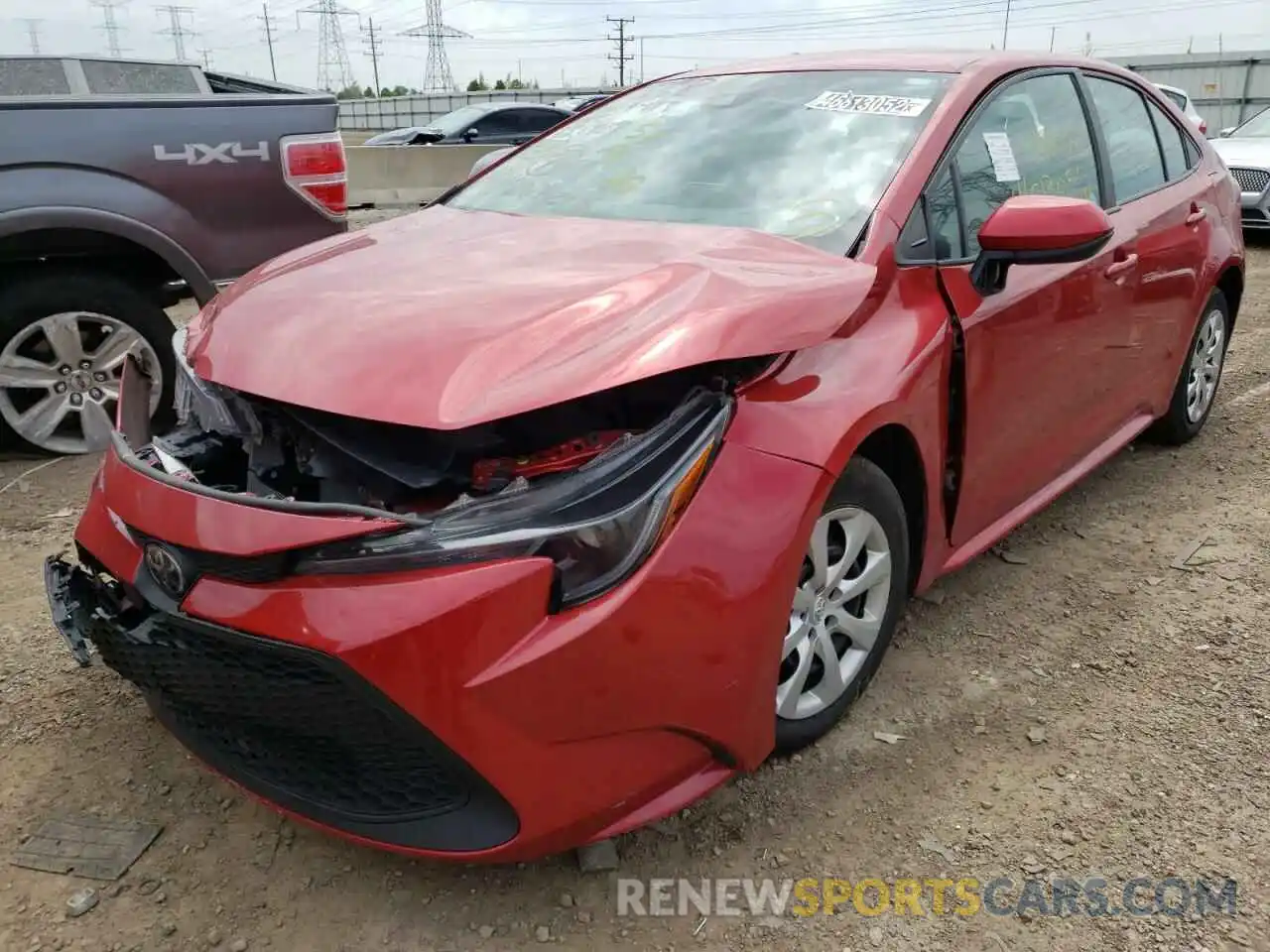 2 Photograph of a damaged car 5YFEPRAEXLP029497 TOYOTA COROLLA 2020