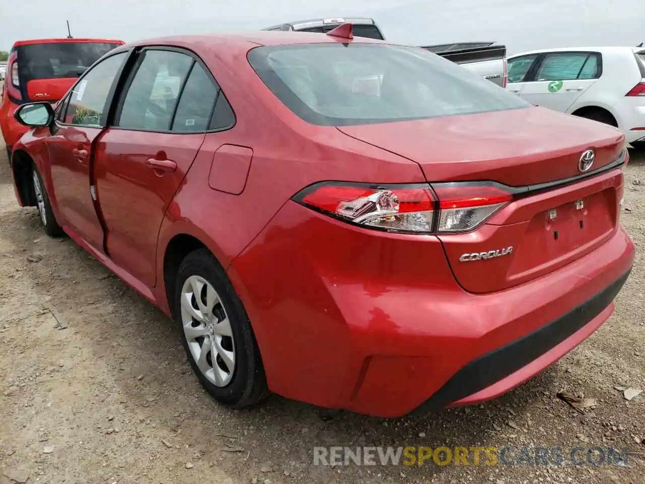 3 Photograph of a damaged car 5YFEPRAEXLP029497 TOYOTA COROLLA 2020