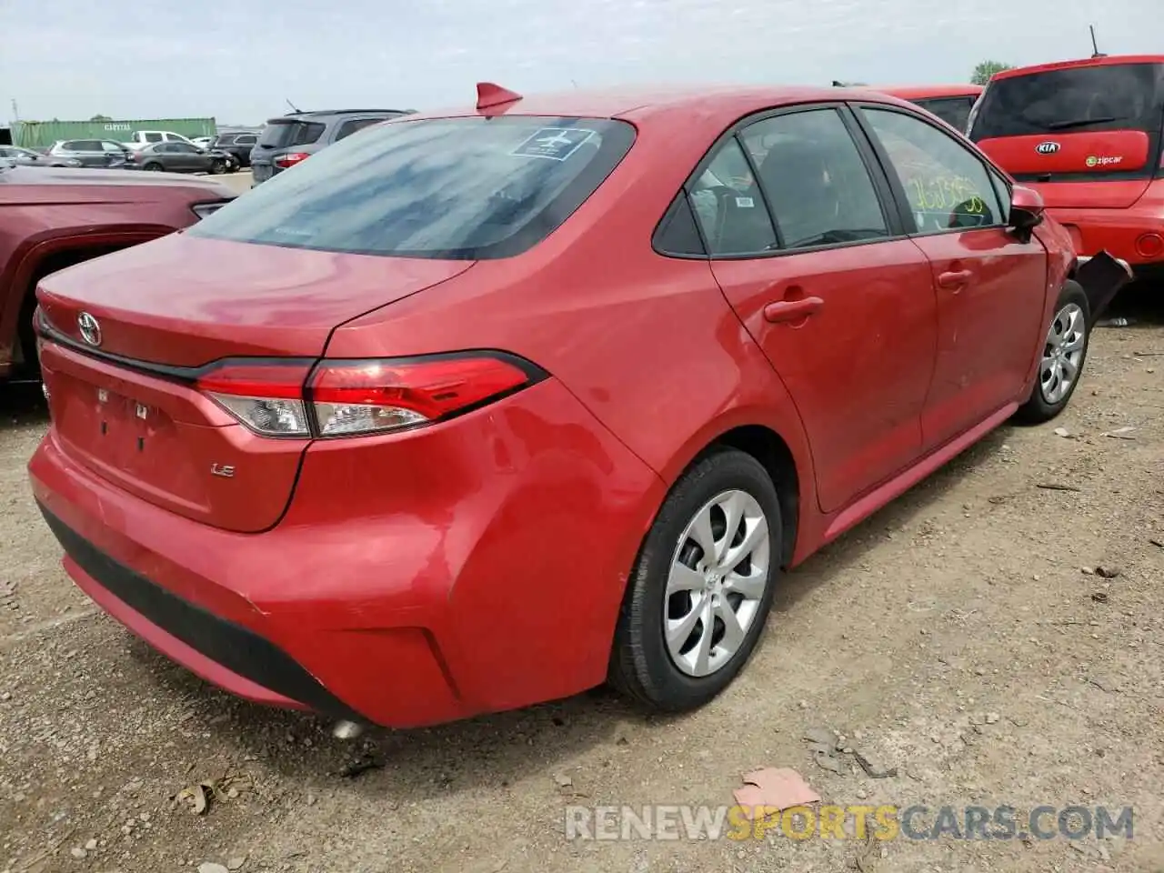 4 Photograph of a damaged car 5YFEPRAEXLP029497 TOYOTA COROLLA 2020