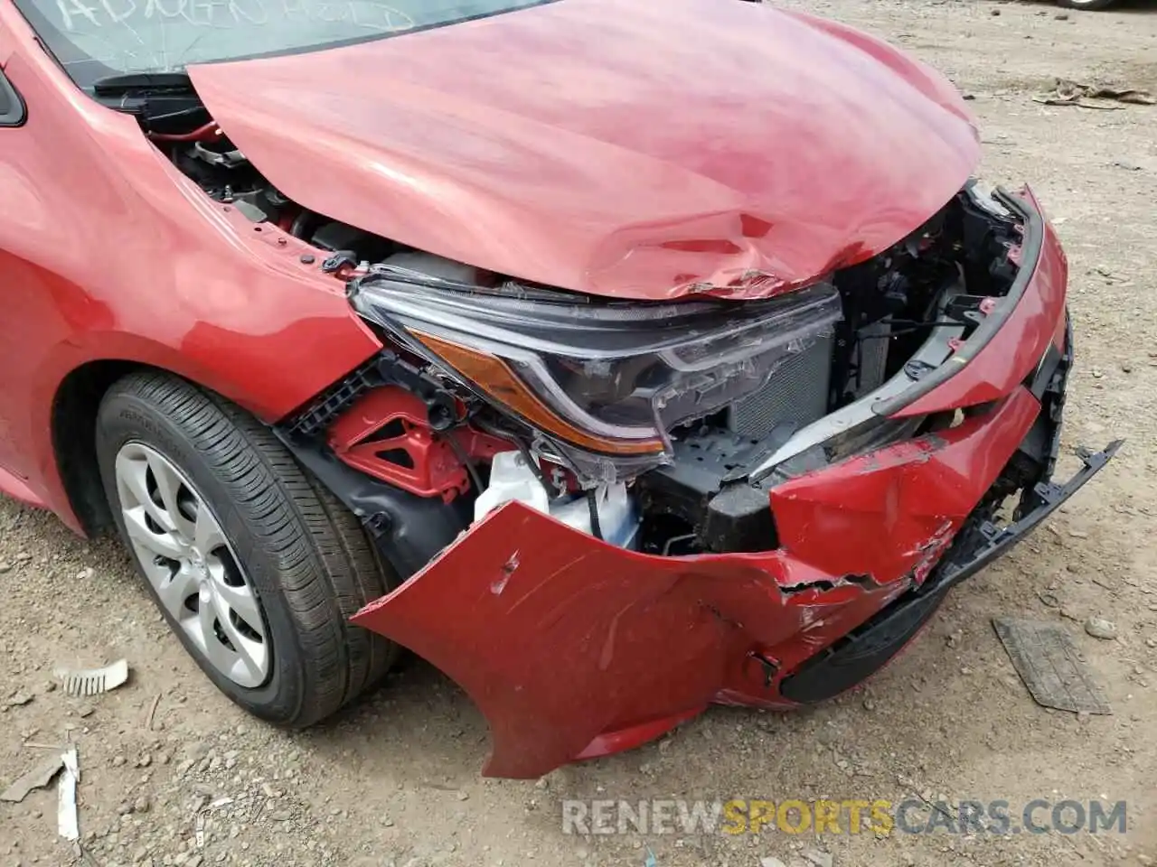 9 Photograph of a damaged car 5YFEPRAEXLP029497 TOYOTA COROLLA 2020