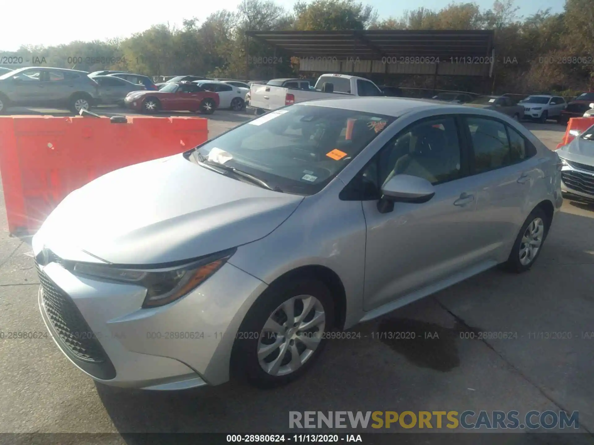 2 Photograph of a damaged car 5YFEPRAEXLP029502 TOYOTA COROLLA 2020