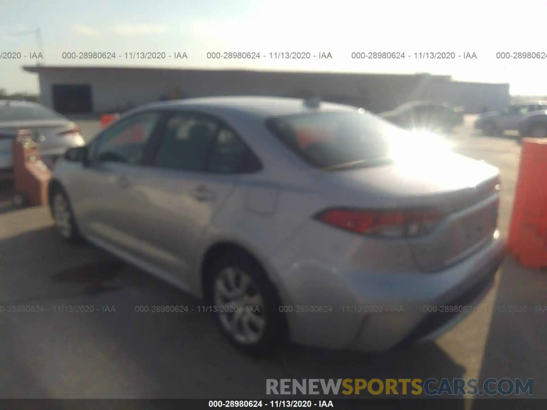 3 Photograph of a damaged car 5YFEPRAEXLP029502 TOYOTA COROLLA 2020