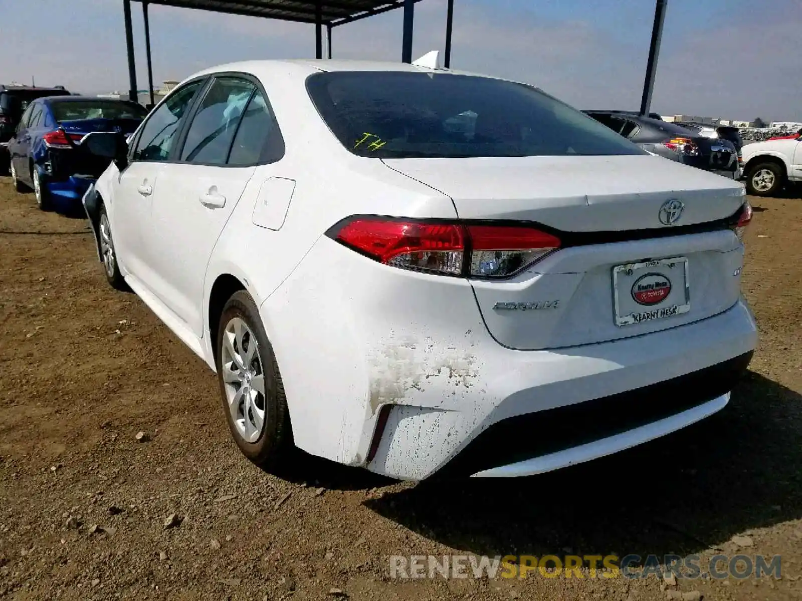 3 Photograph of a damaged car 5YFEPRAEXLP029791 TOYOTA COROLLA 2020