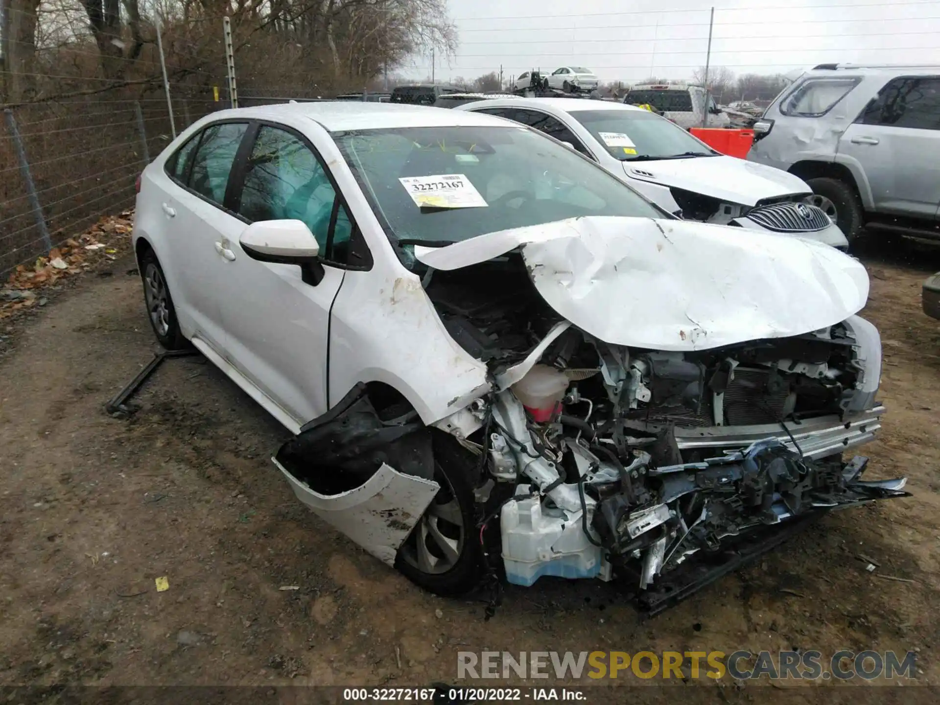 1 Photograph of a damaged car 5YFEPRAEXLP030018 TOYOTA COROLLA 2020