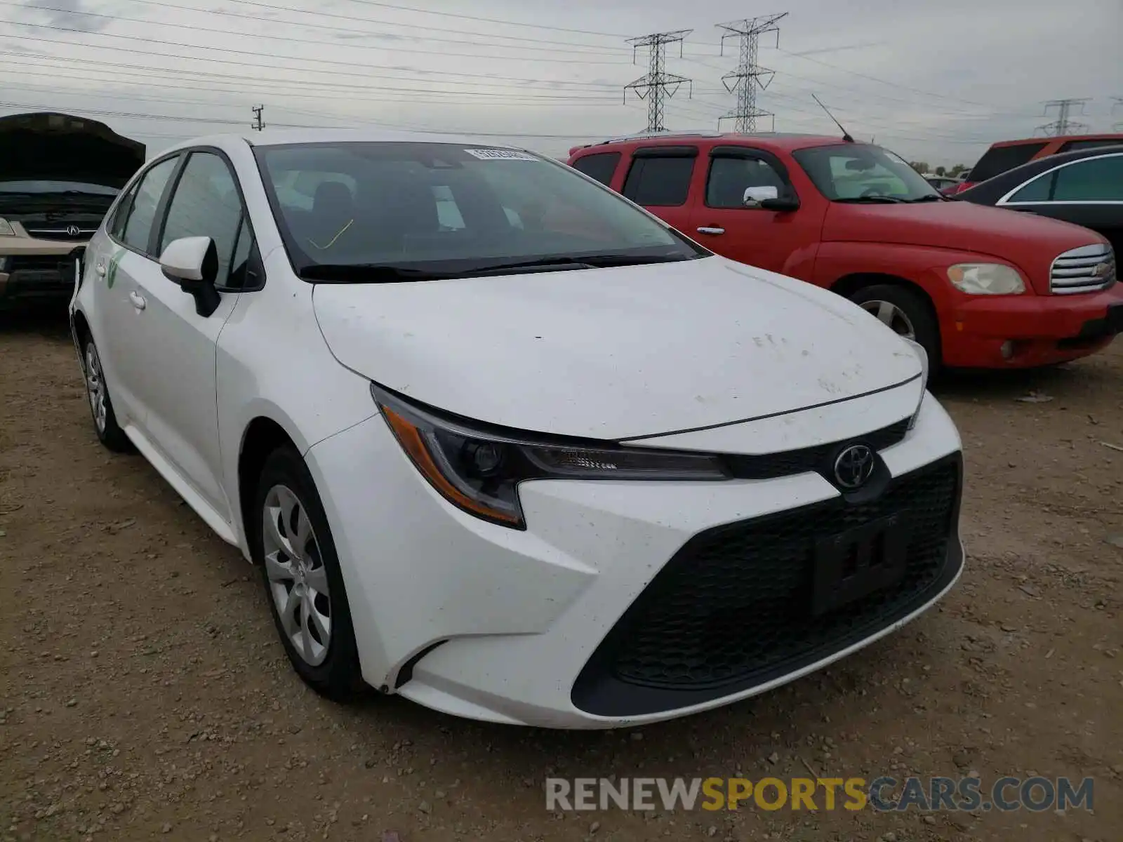 1 Photograph of a damaged car 5YFEPRAEXLP031041 TOYOTA COROLLA 2020