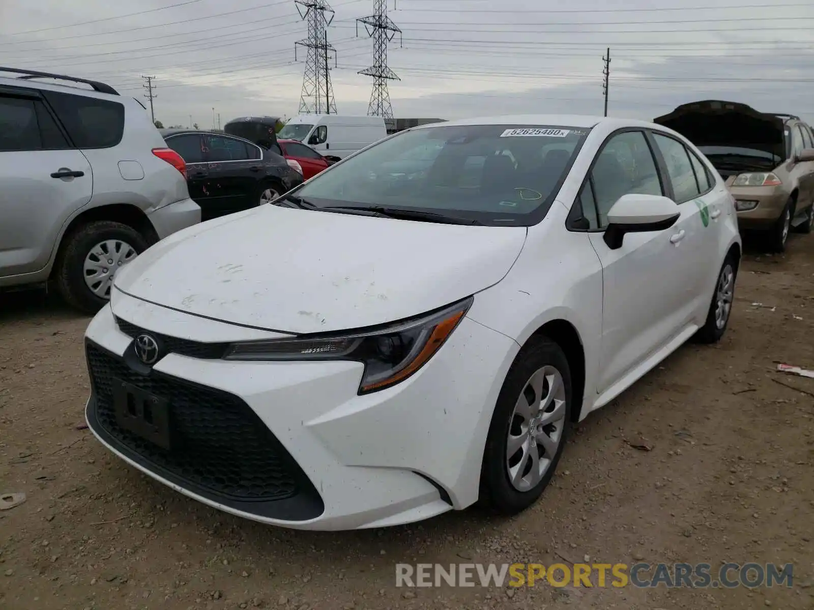 2 Photograph of a damaged car 5YFEPRAEXLP031041 TOYOTA COROLLA 2020