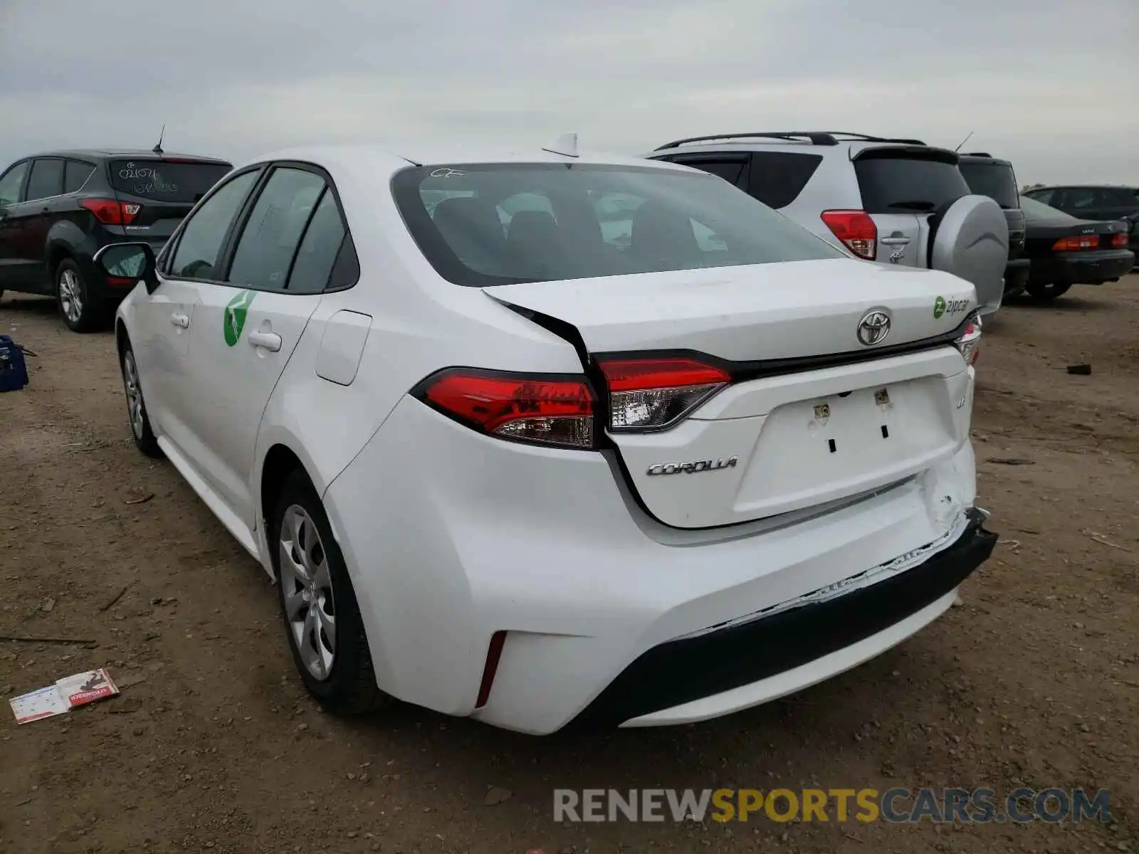 3 Photograph of a damaged car 5YFEPRAEXLP031041 TOYOTA COROLLA 2020