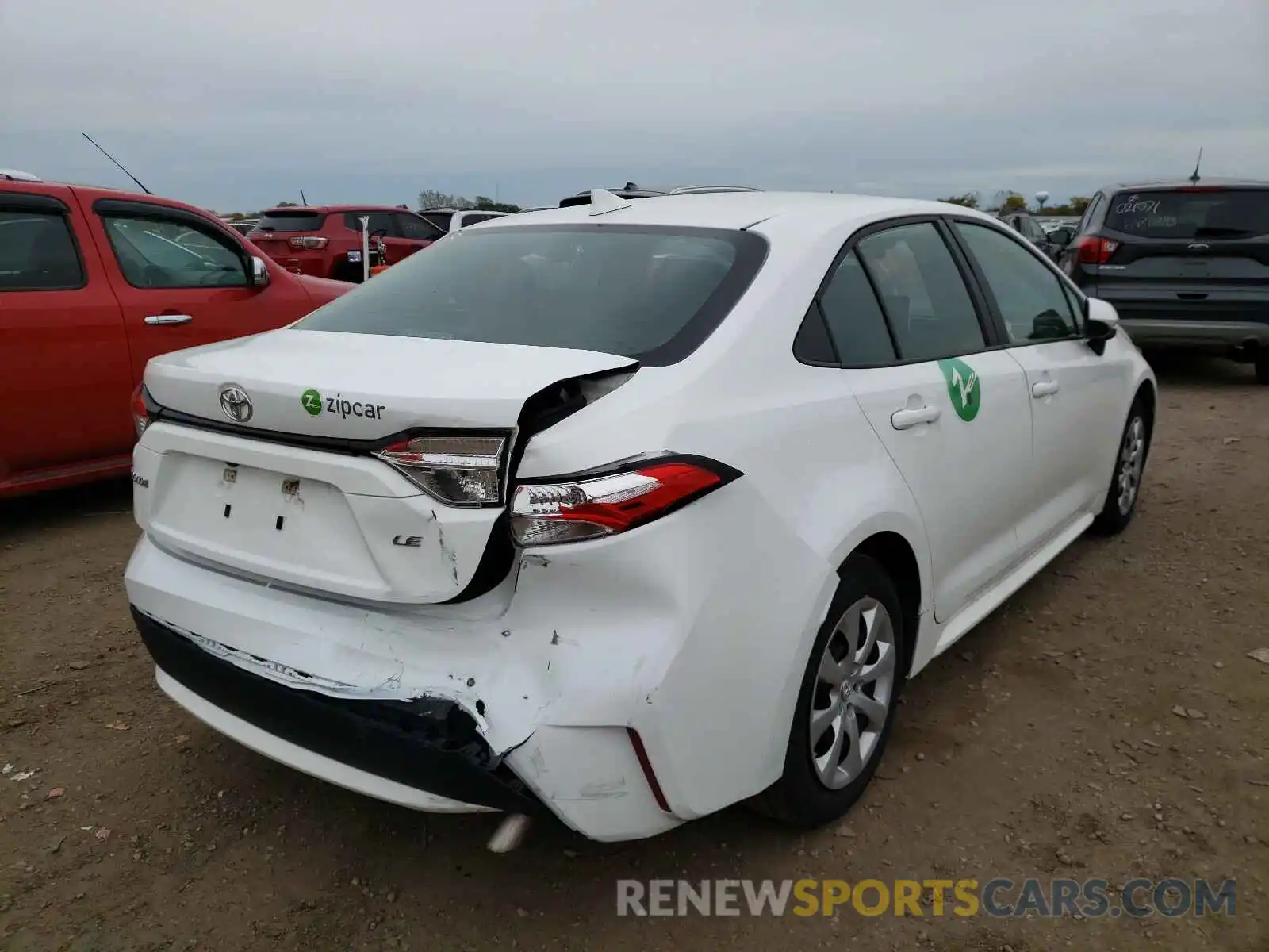 4 Photograph of a damaged car 5YFEPRAEXLP031041 TOYOTA COROLLA 2020