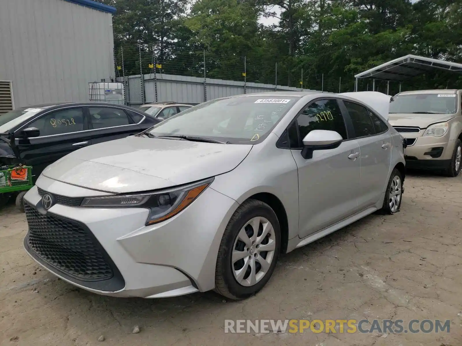 2 Photograph of a damaged car 5YFEPRAEXLP031394 TOYOTA COROLLA 2020