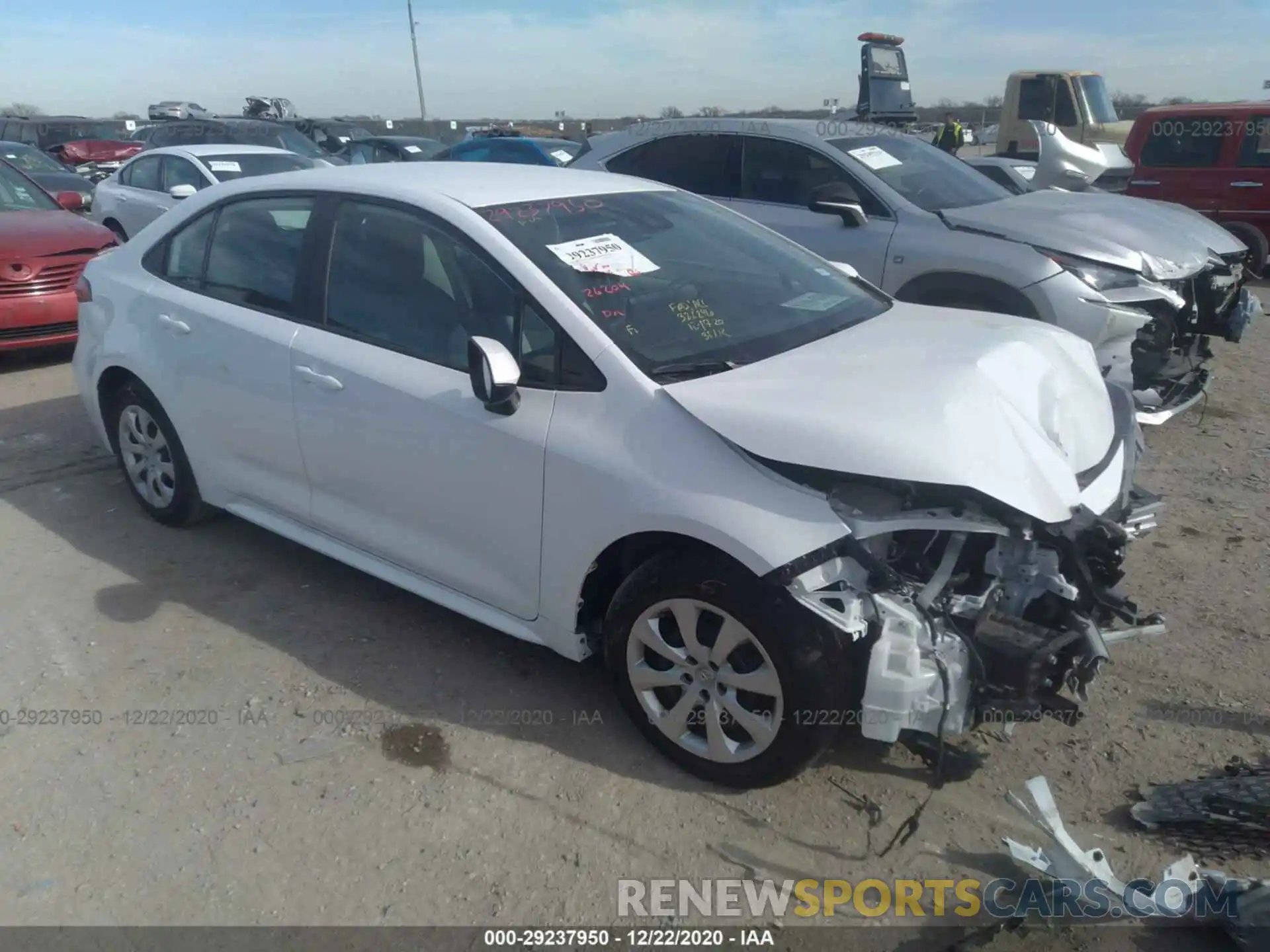 1 Photograph of a damaged car 5YFEPRAEXLP031525 TOYOTA COROLLA 2020