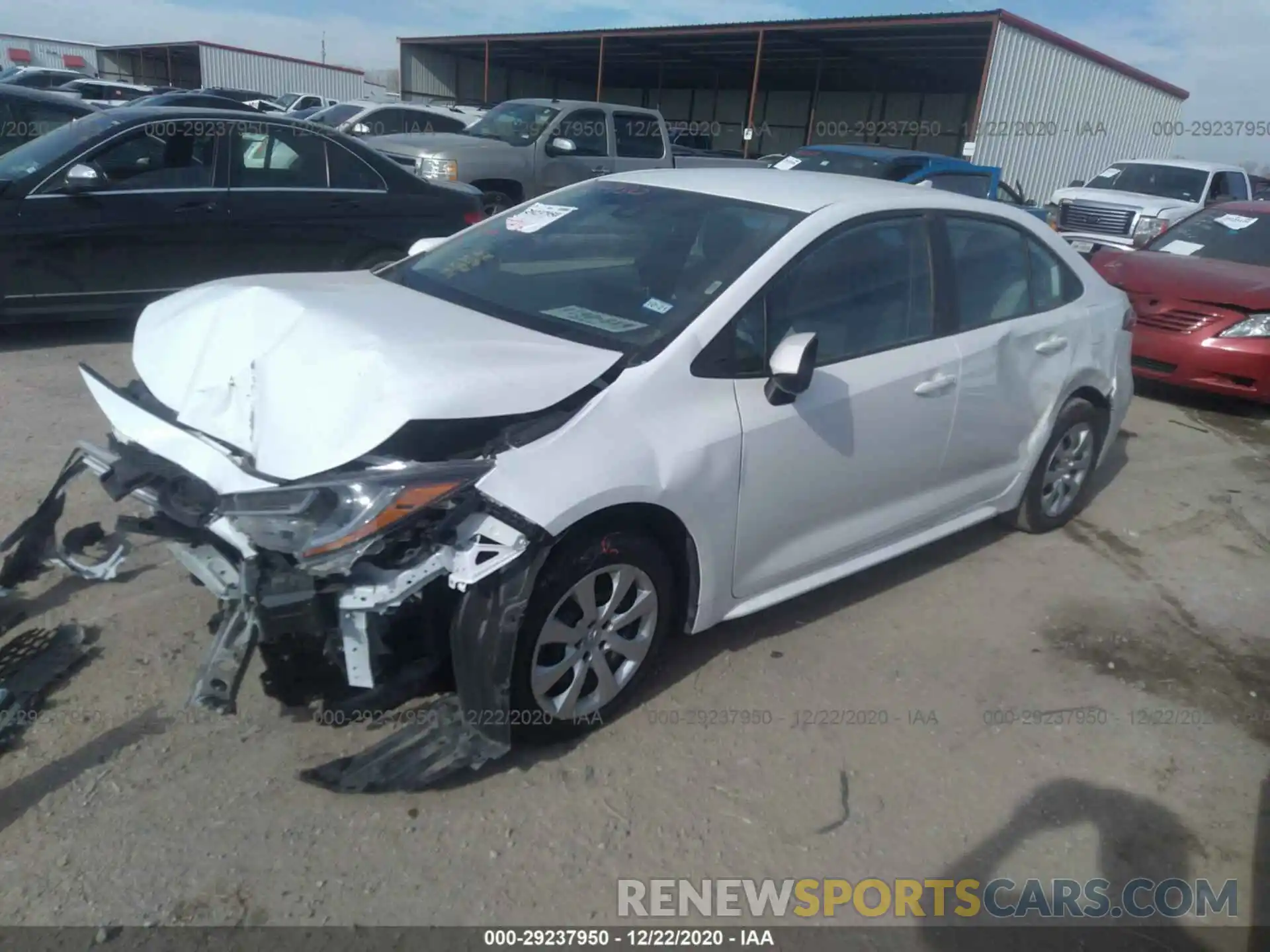 2 Photograph of a damaged car 5YFEPRAEXLP031525 TOYOTA COROLLA 2020