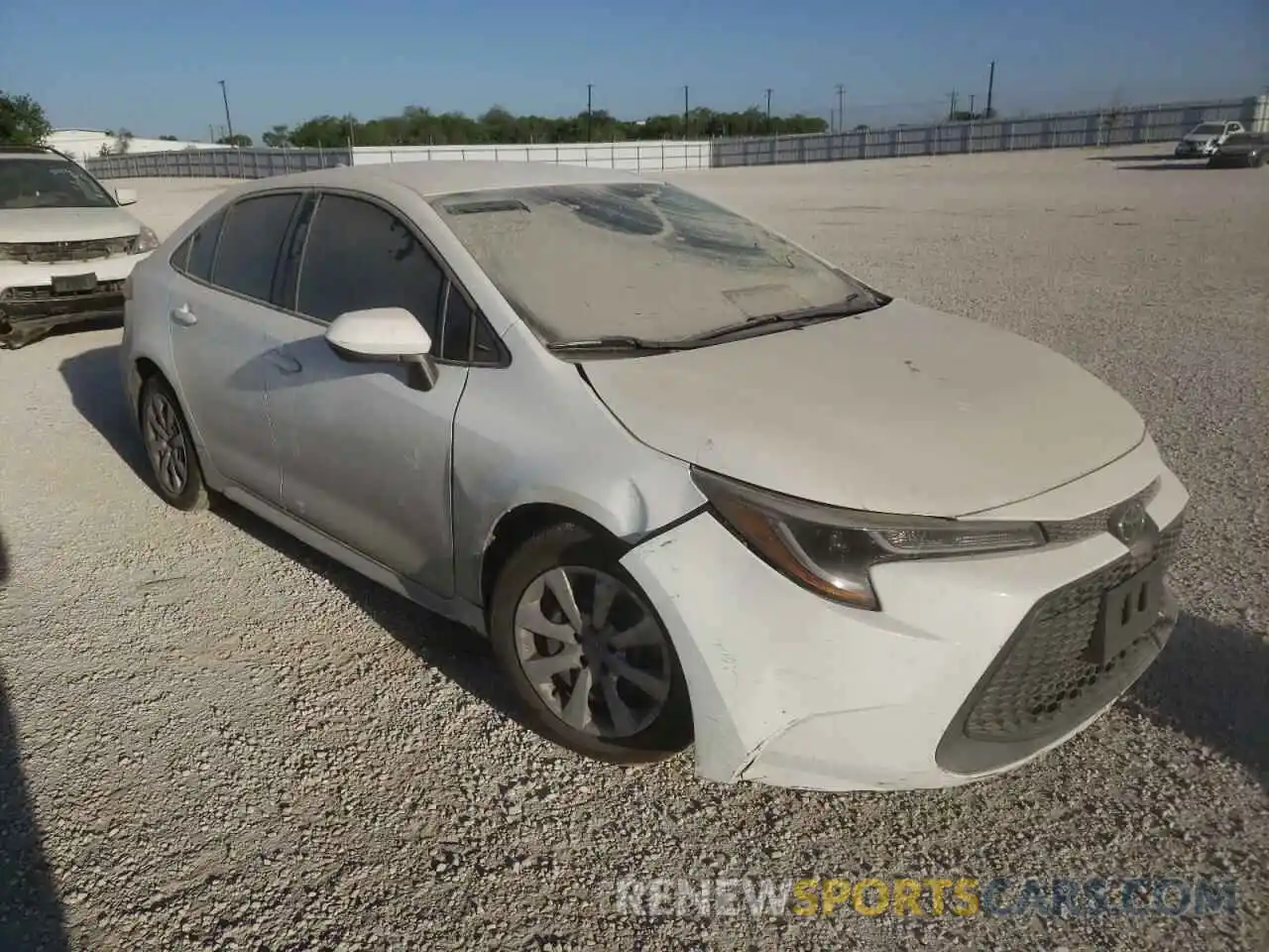 1 Photograph of a damaged car 5YFEPRAEXLP034196 TOYOTA COROLLA 2020