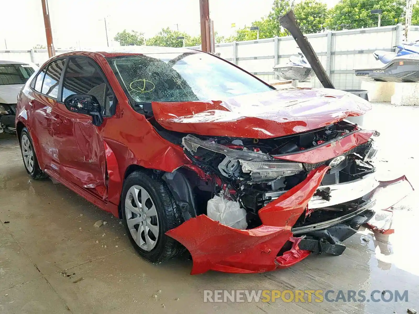 1 Photograph of a damaged car 5YFEPRAEXLP034764 TOYOTA COROLLA 2020