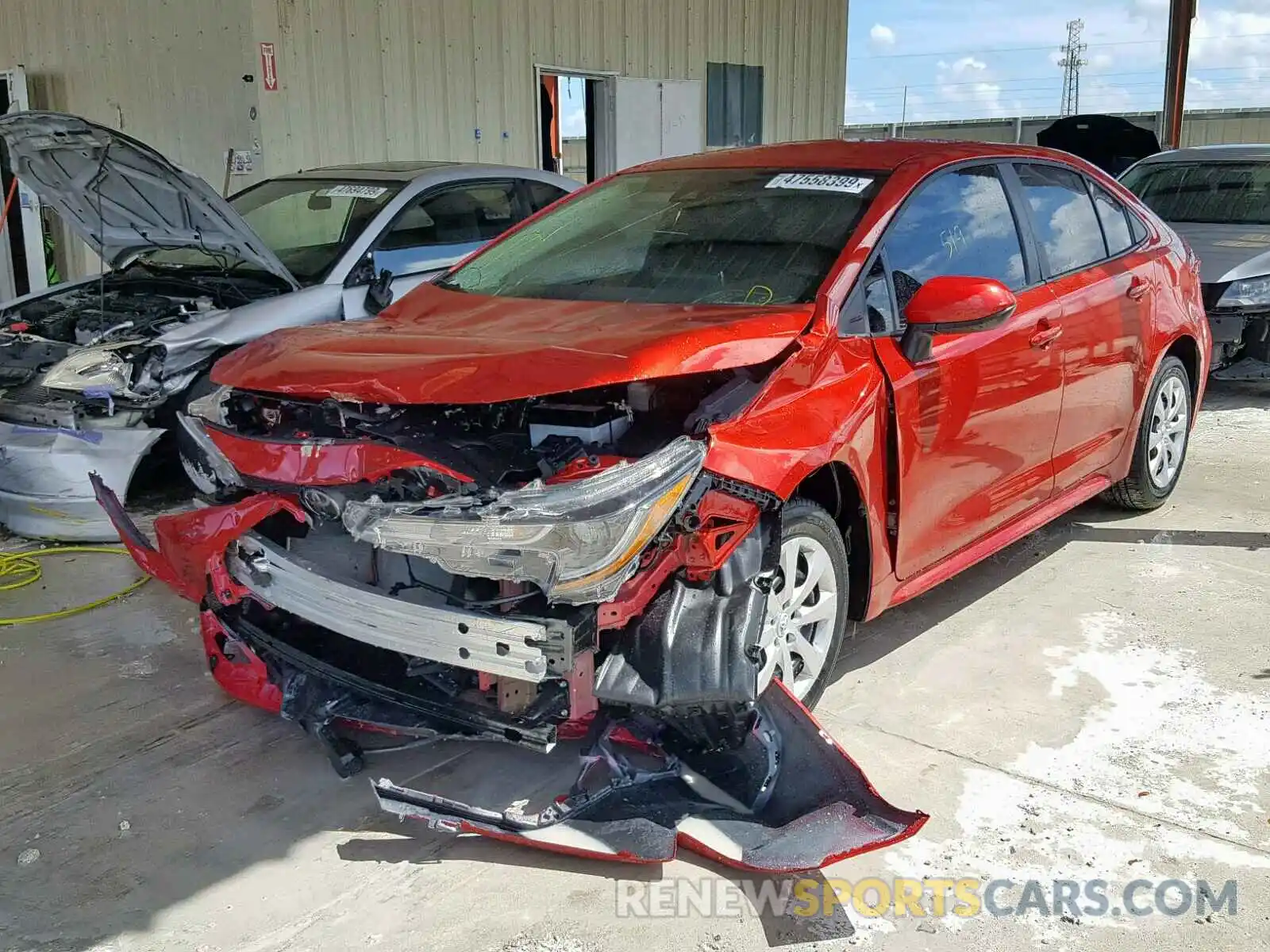 2 Photograph of a damaged car 5YFEPRAEXLP034764 TOYOTA COROLLA 2020