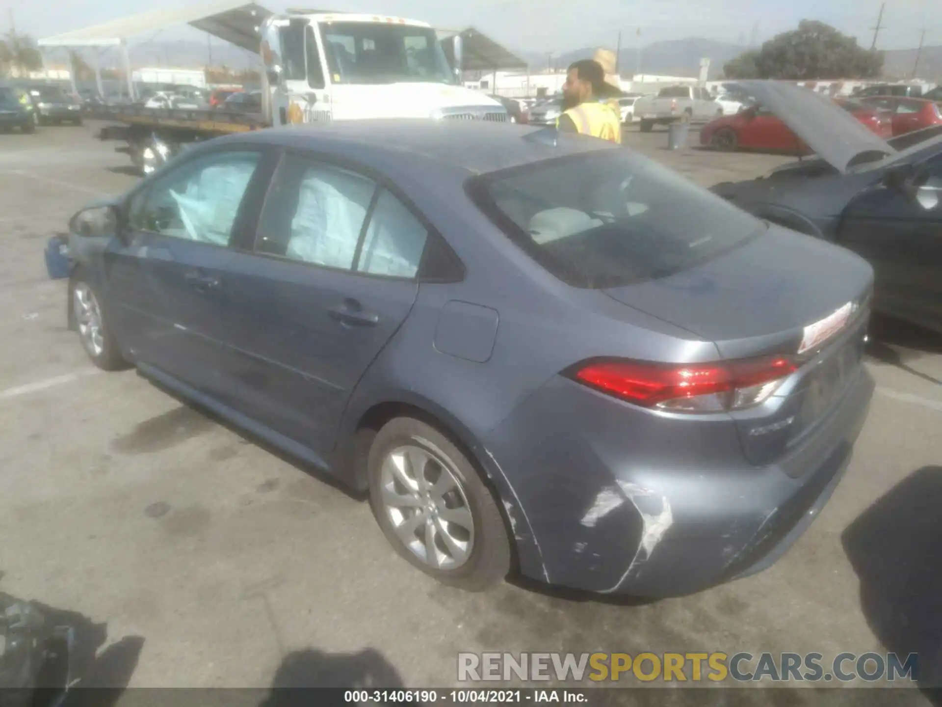 3 Photograph of a damaged car 5YFEPRAEXLP035428 TOYOTA COROLLA 2020