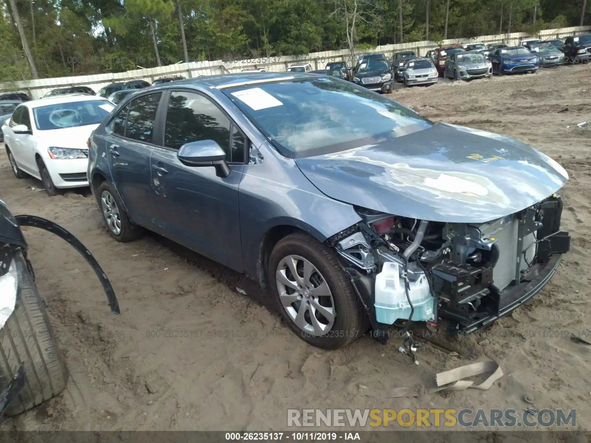 1 Photograph of a damaged car 5YFEPRAEXLP035719 TOYOTA COROLLA 2020