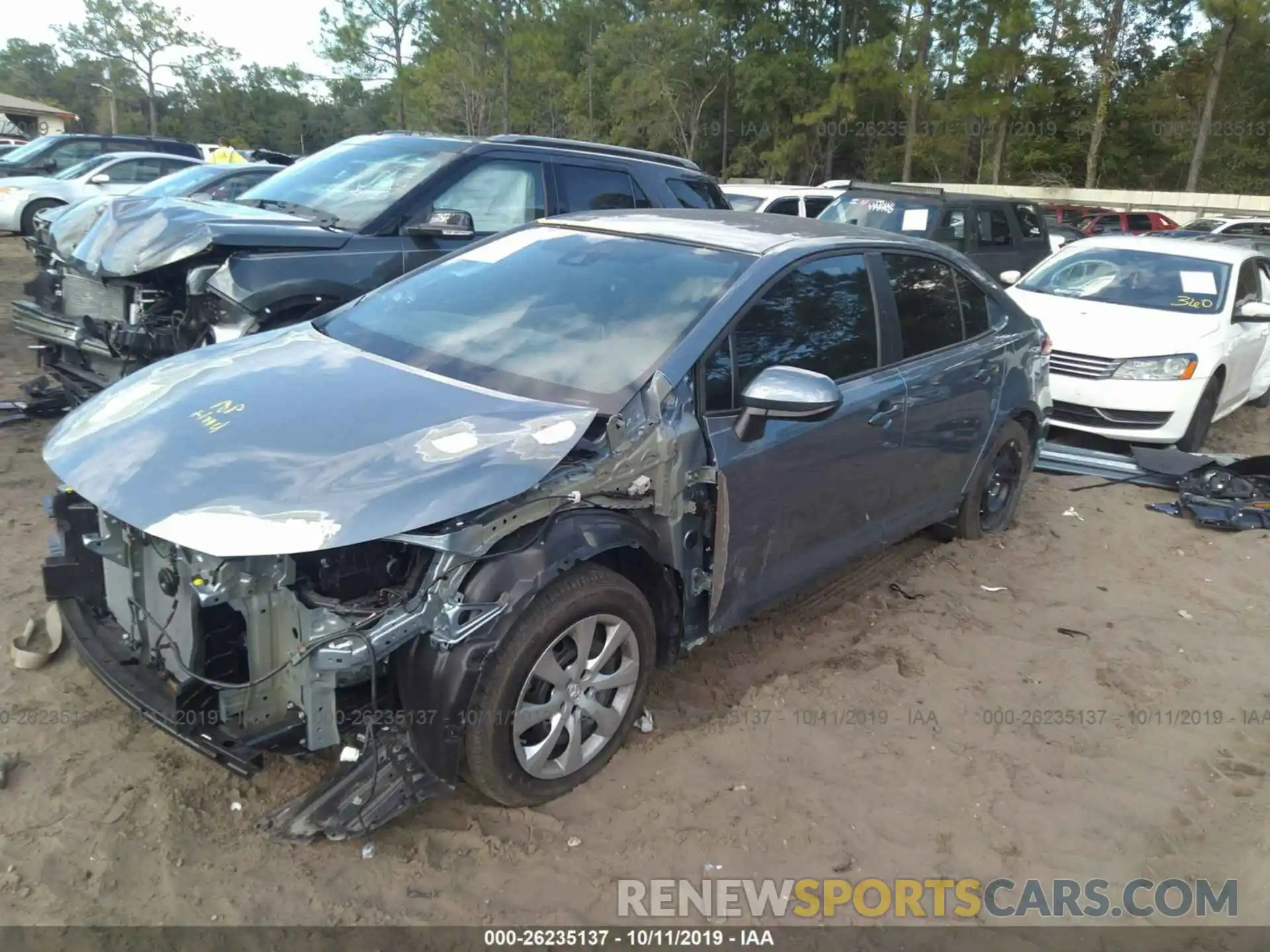 2 Photograph of a damaged car 5YFEPRAEXLP035719 TOYOTA COROLLA 2020