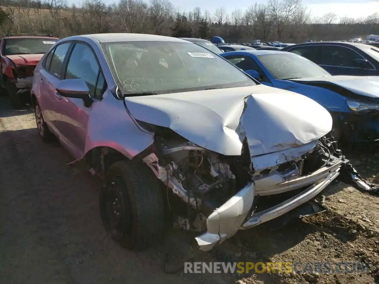 1 Photograph of a damaged car 5YFEPRAEXLP035820 TOYOTA COROLLA 2020