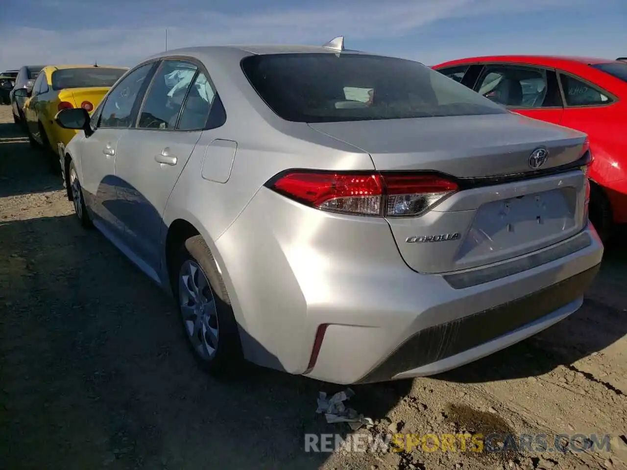 3 Photograph of a damaged car 5YFEPRAEXLP035820 TOYOTA COROLLA 2020