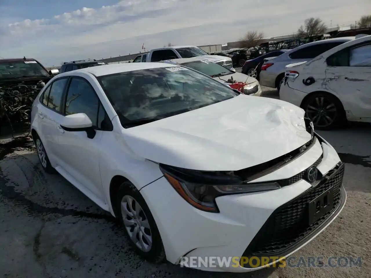 1 Photograph of a damaged car 5YFEPRAEXLP036210 TOYOTA COROLLA 2020