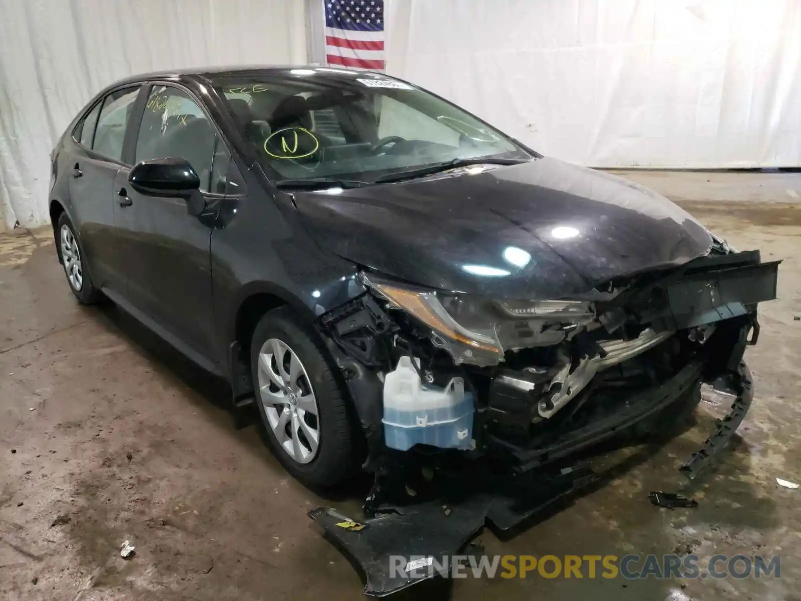 1 Photograph of a damaged car 5YFEPRAEXLP036336 TOYOTA COROLLA 2020