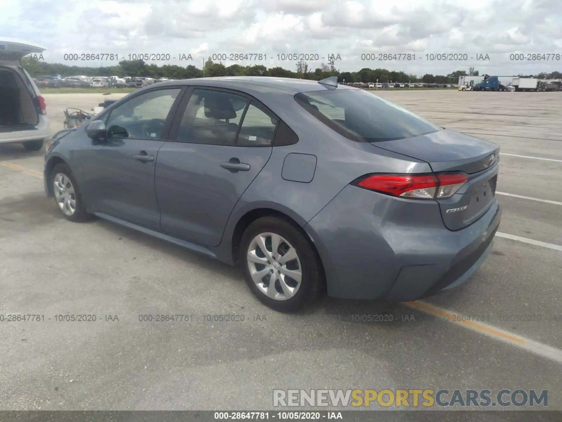 3 Photograph of a damaged car 5YFEPRAEXLP036532 TOYOTA COROLLA 2020