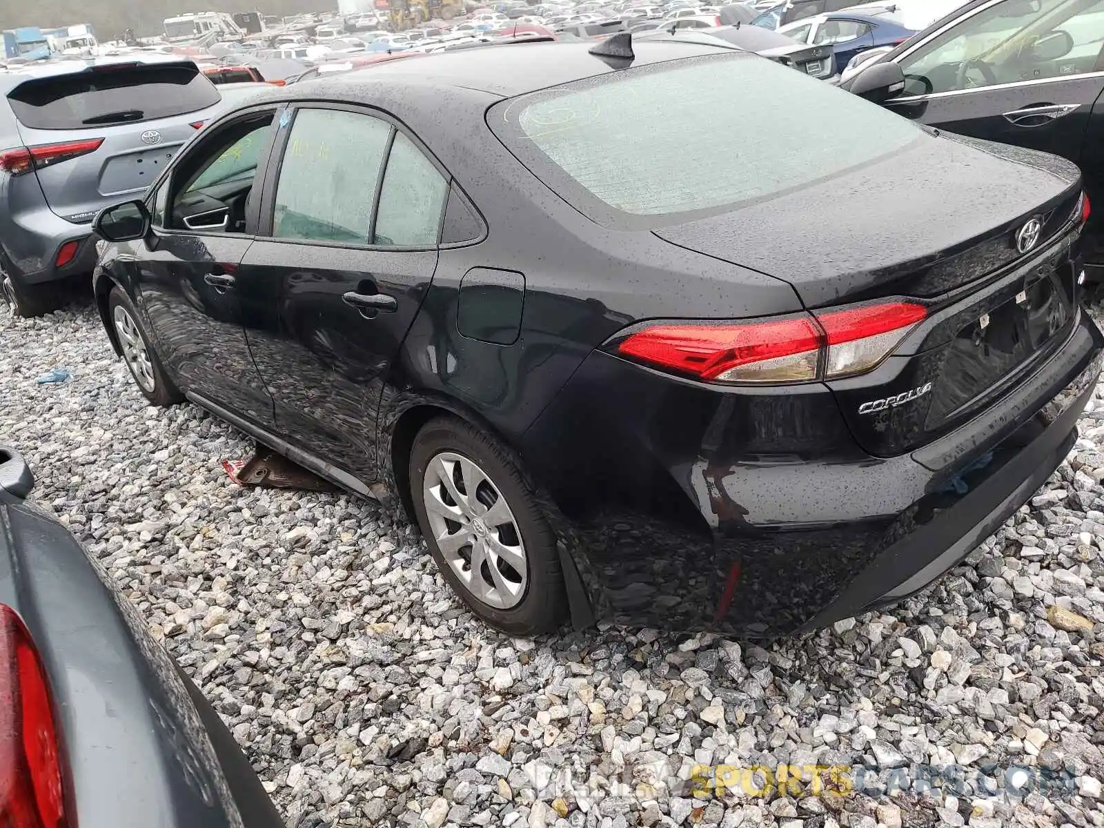 3 Photograph of a damaged car 5YFEPRAEXLP036840 TOYOTA COROLLA 2020