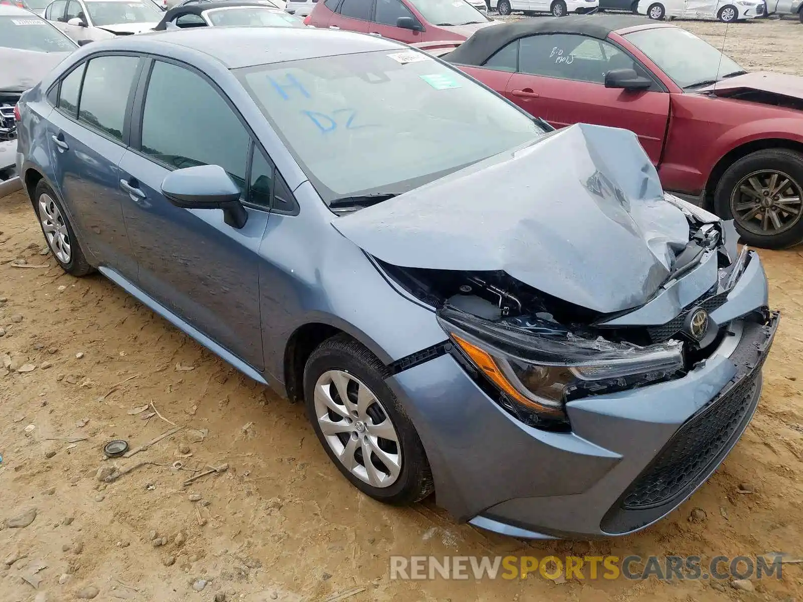 1 Photograph of a damaged car 5YFEPRAEXLP037180 TOYOTA COROLLA 2020