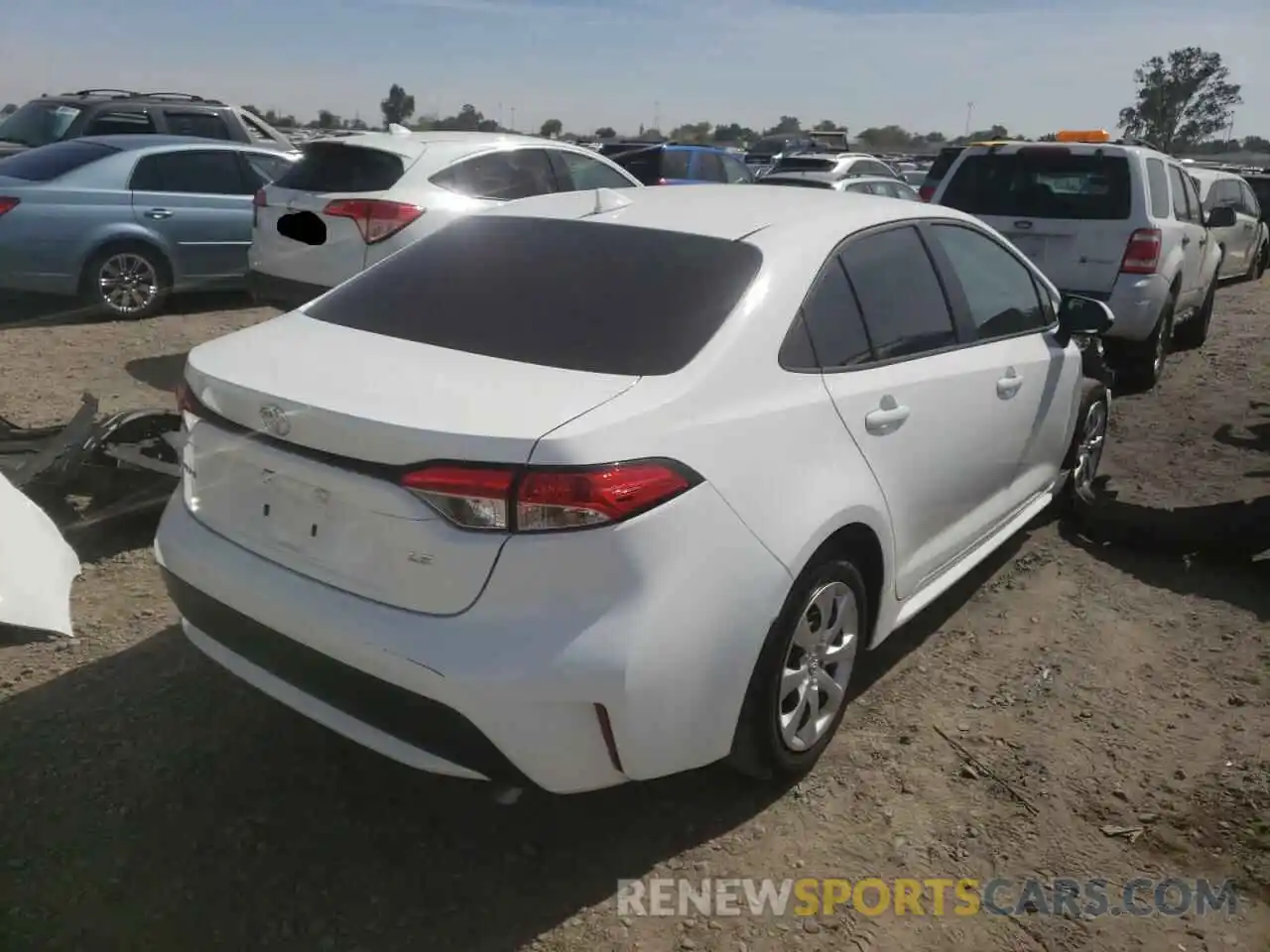 4 Photograph of a damaged car 5YFEPRAEXLP037535 TOYOTA COROLLA 2020