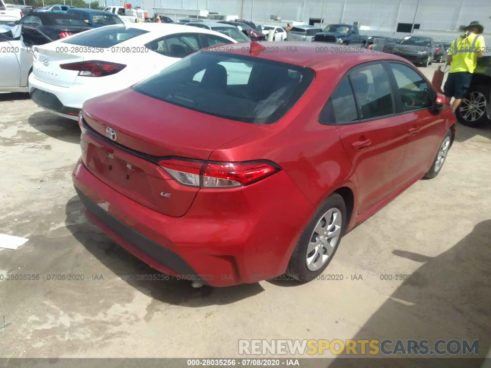 4 Photograph of a damaged car 5YFEPRAEXLP038491 TOYOTA COROLLA 2020