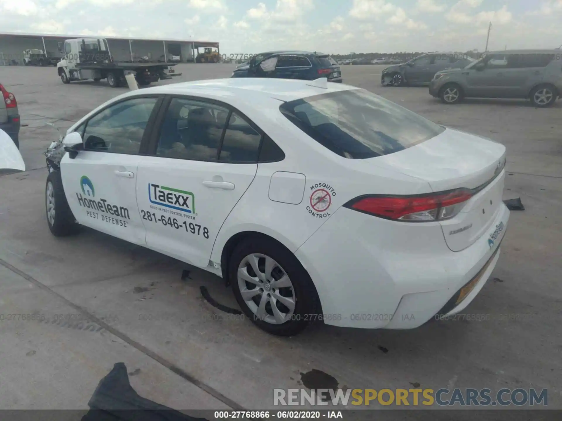 3 Photograph of a damaged car 5YFEPRAEXLP039544 TOYOTA COROLLA 2020