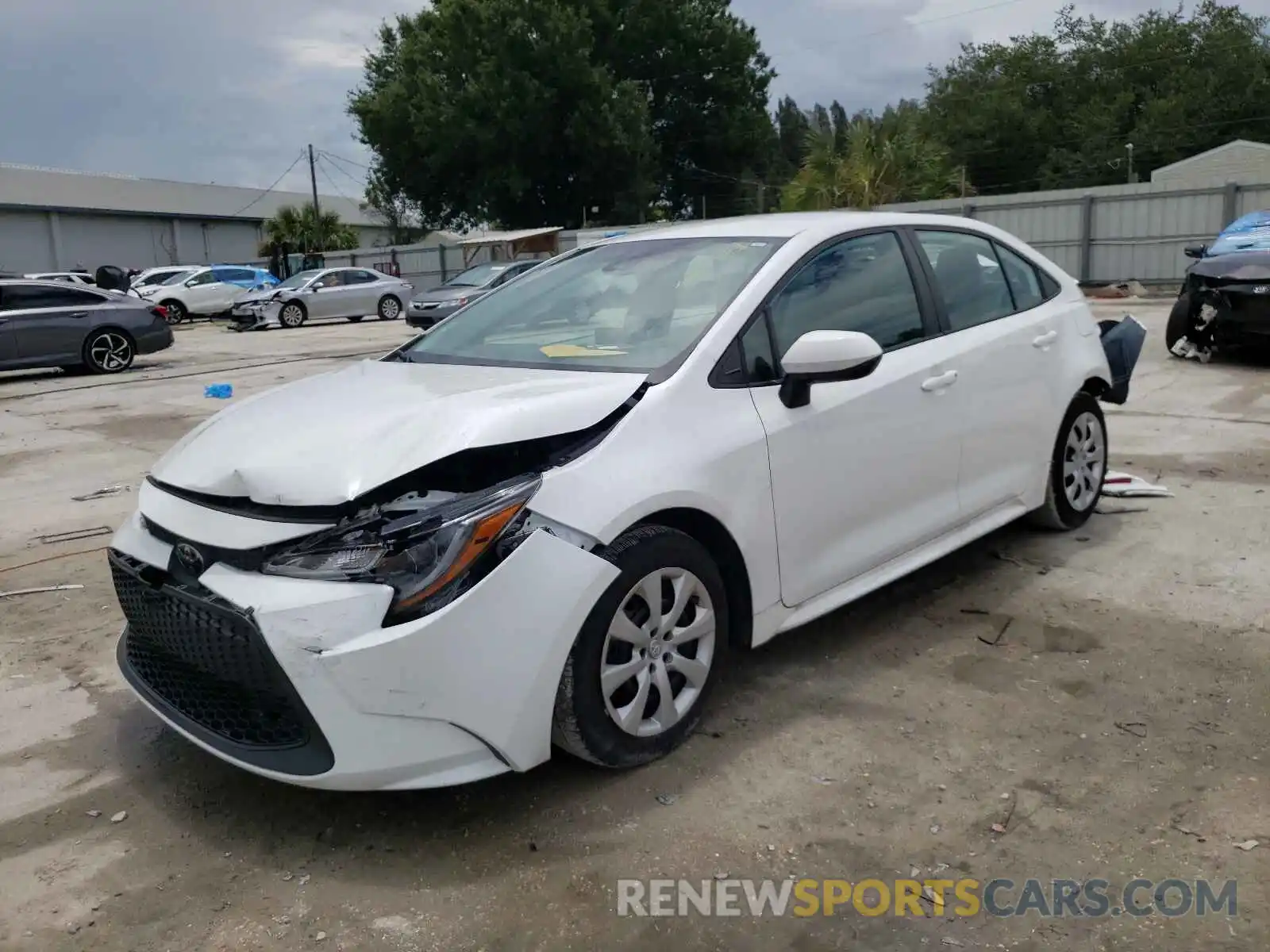 2 Photograph of a damaged car 5YFEPRAEXLP039706 TOYOTA COROLLA 2020