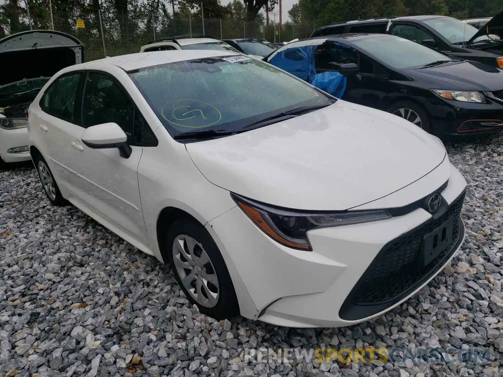 1 Photograph of a damaged car 5YFEPRAEXLP041326 TOYOTA COROLLA 2020