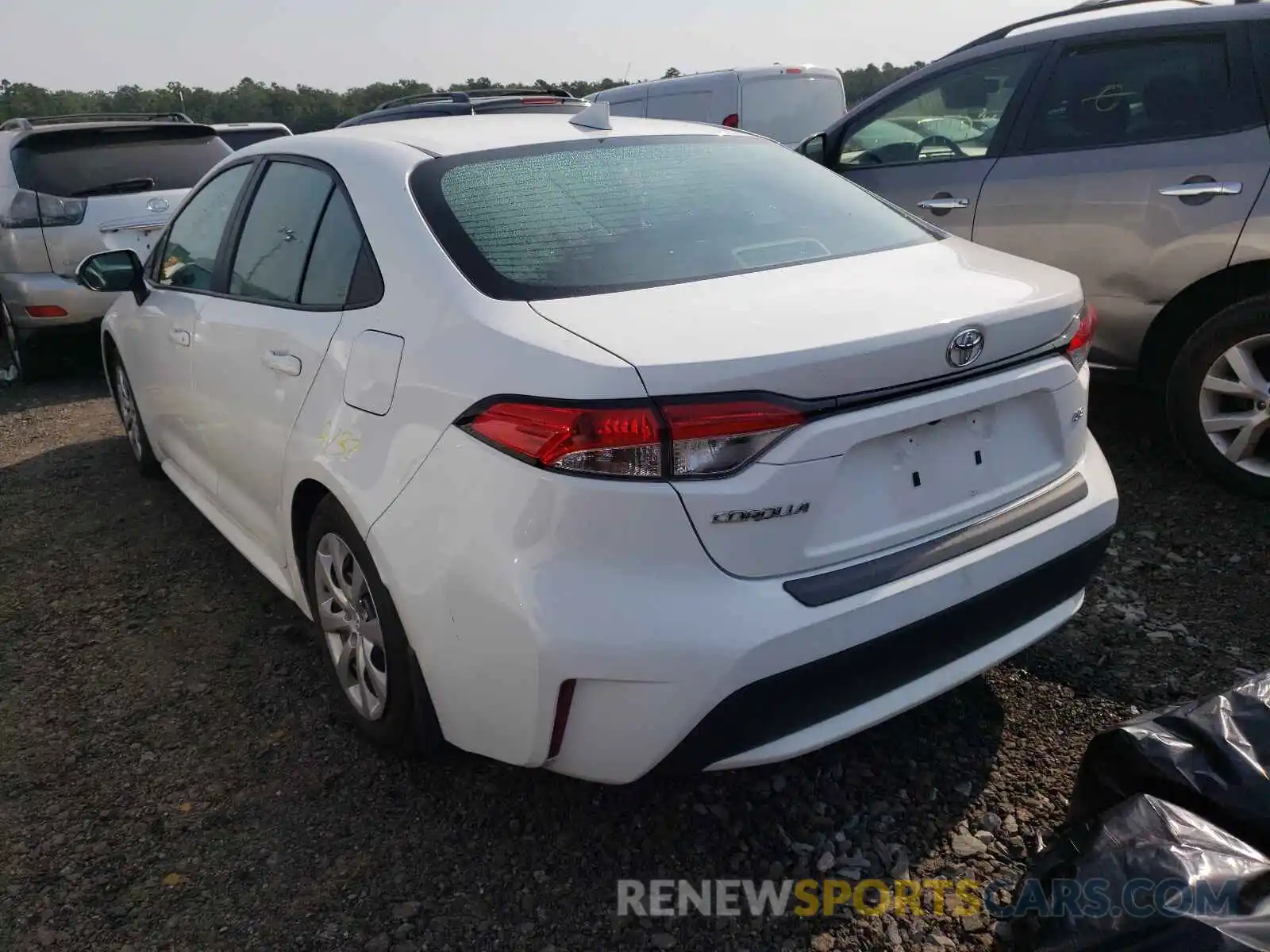 3 Photograph of a damaged car 5YFEPRAEXLP041522 TOYOTA COROLLA 2020