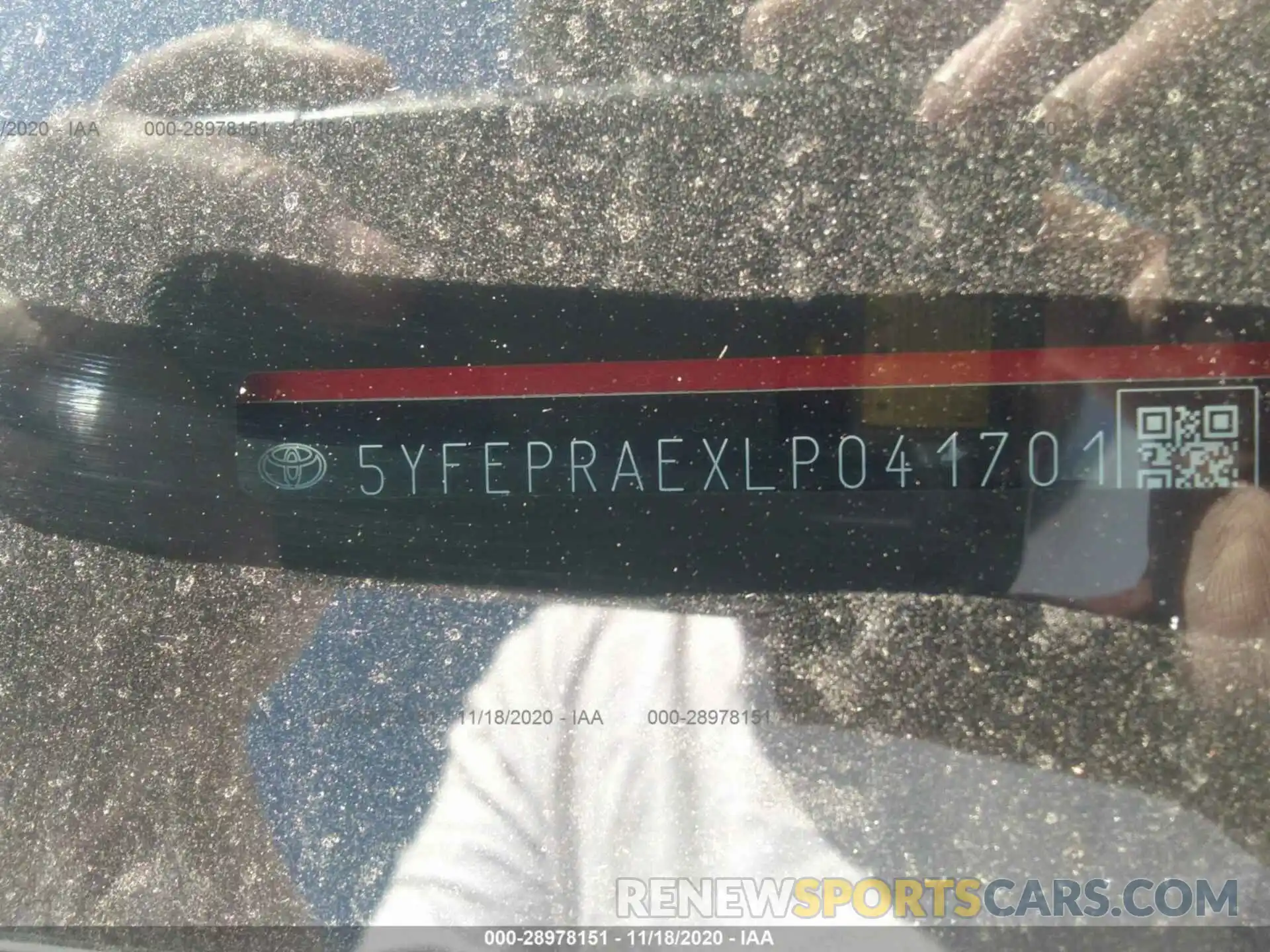 9 Photograph of a damaged car 5YFEPRAEXLP041701 TOYOTA COROLLA 2020